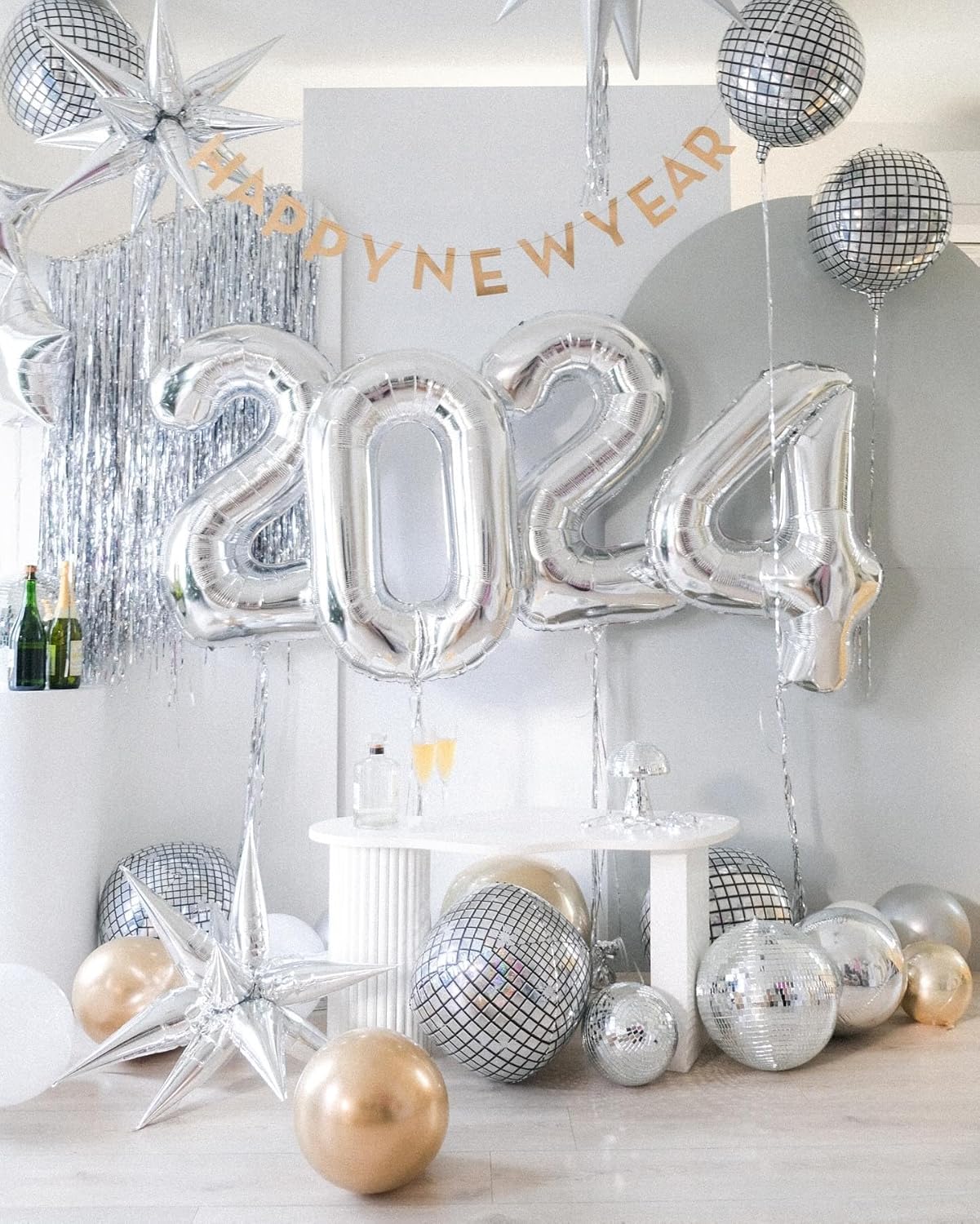 Silver Number Balloon - 40 Inch 0 Balloon for Birthday Celebrations | Elegant Party Supplies