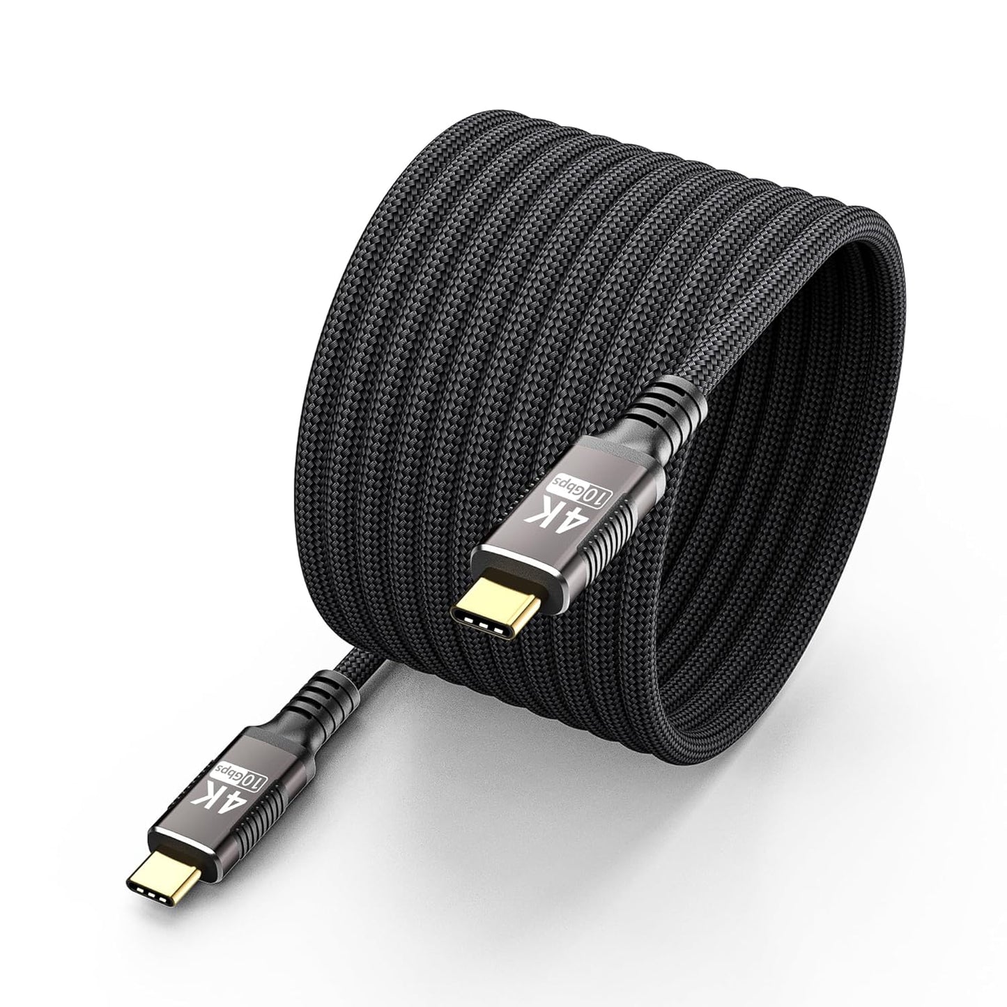 KMMXXCPM 16FT/5M 3,USB 3.1 1 10Gbps Transfer,4K@60Hz/2K@120Hz PD3.0 100W USB C Long Cable Compatible with Thunderbolt C