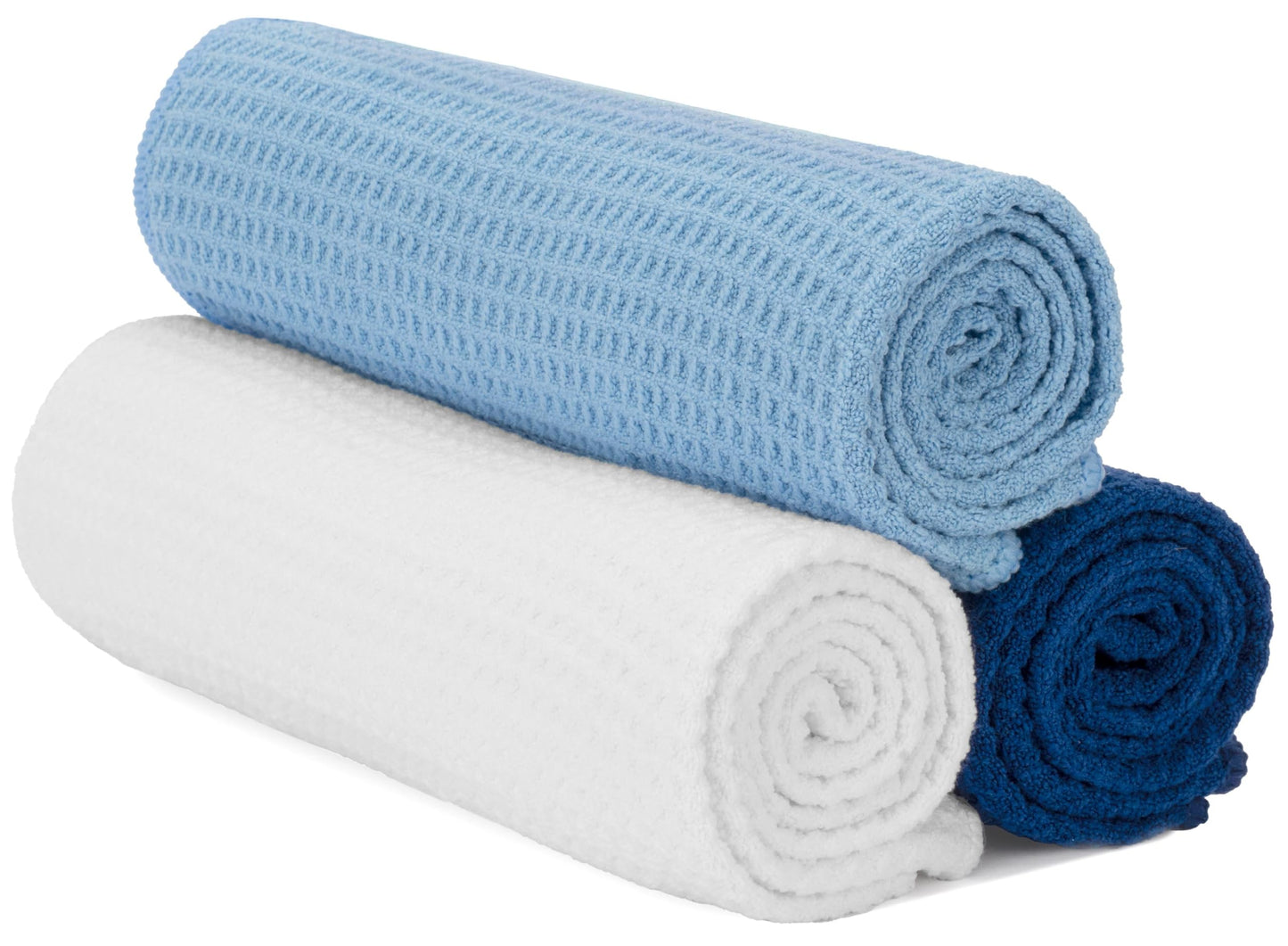 S&T INC. Microfiber Gym Towels, Yoga Towel for Home and Gym Bag, 16 Inch x 27 Inch, 3 Pack