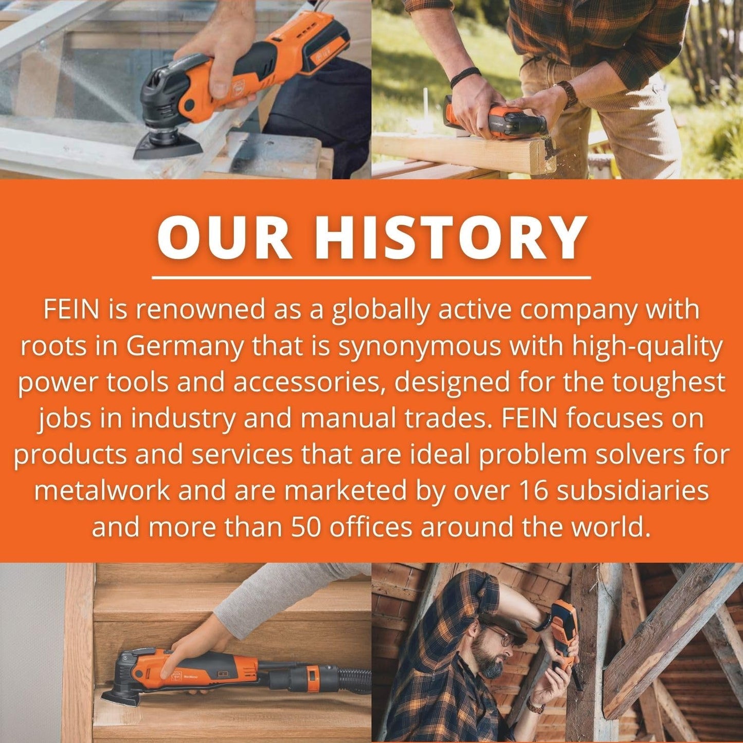 Fein MultiMaster MM 500 Start Oscillating Kit for Interior Construction and Renovation - 350W, Starlock Max Mount, QuickIn System, Lower Vibration, Constant Speed - 72295264090