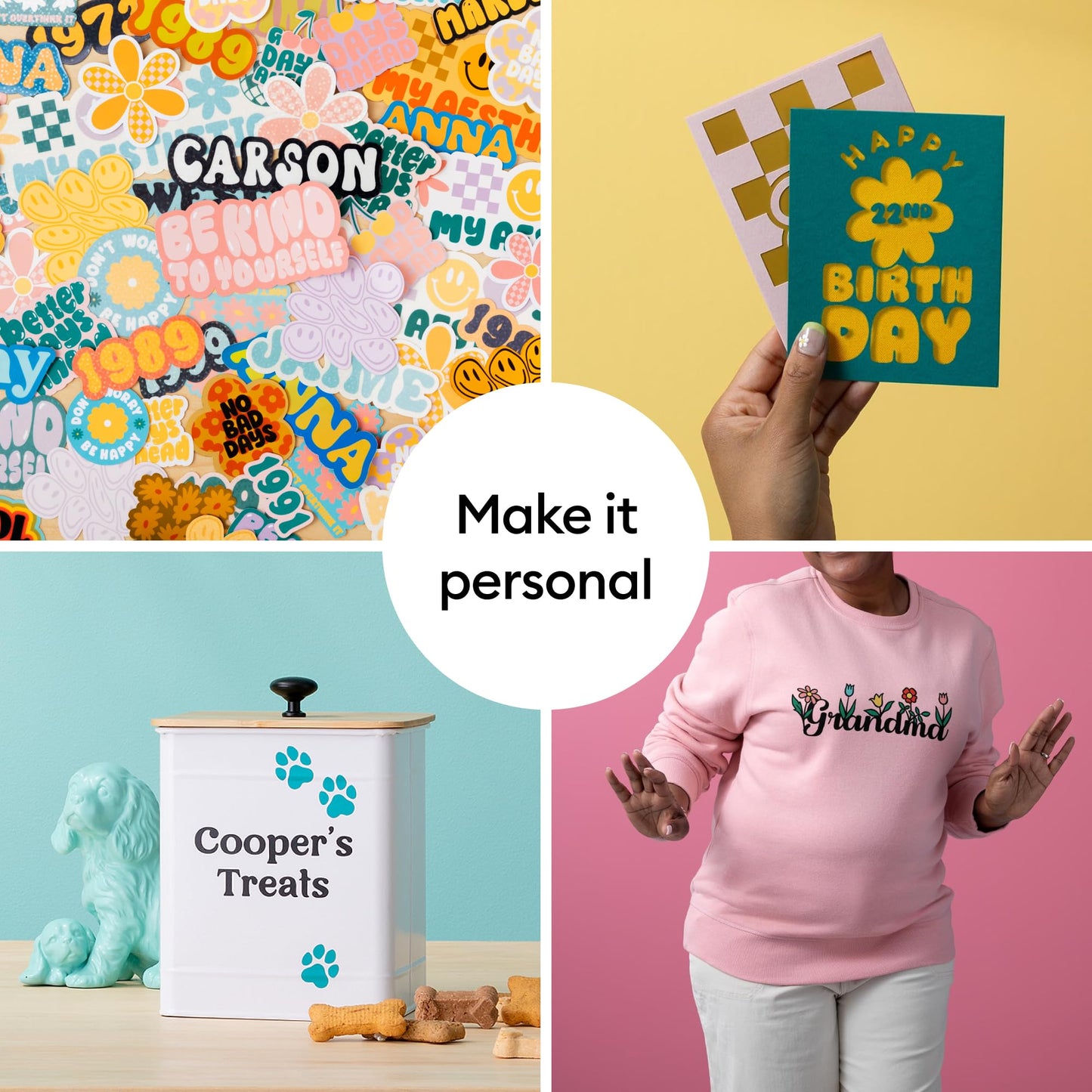 Cricut Joy Xtra Smart Cutting Machine | Vinyl Starter Kit