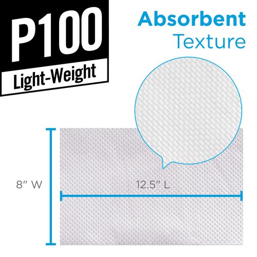Georgia-Pacific Brawny Professional P200 Disposable Cleaning Towel by GP PRO (Georgia-Pacific), 29221, 1/4-Fold, White, 2960 Count (148 Towels Per Box, 20 Boxes Per Case), Towel (WxL) 8" x 12.5"
