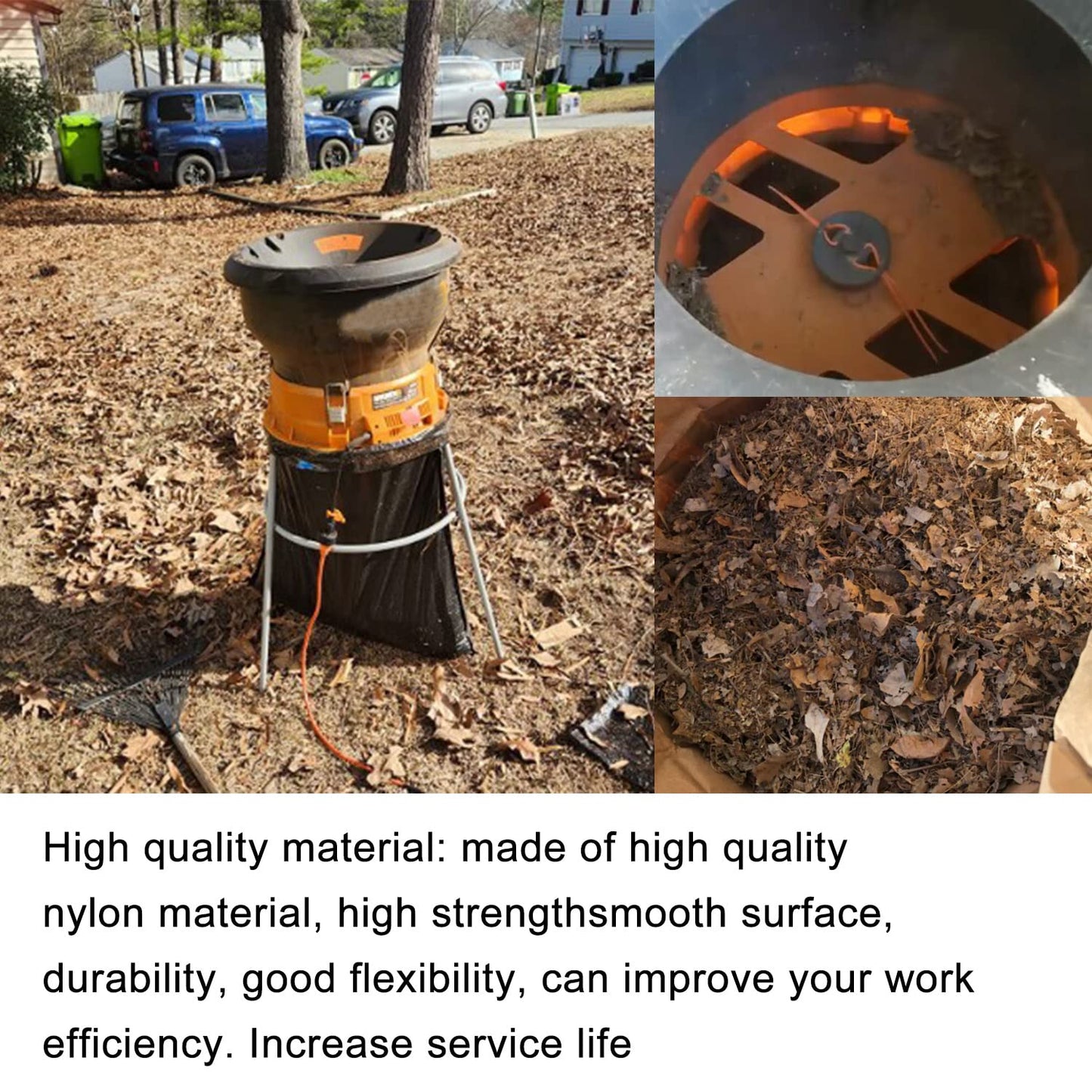 Braveboy 85 Pack WA0050 Flex-A-Line Replacement Line Compatible with Worx 13" WG430 Electric Leaf Mulcher 50018961