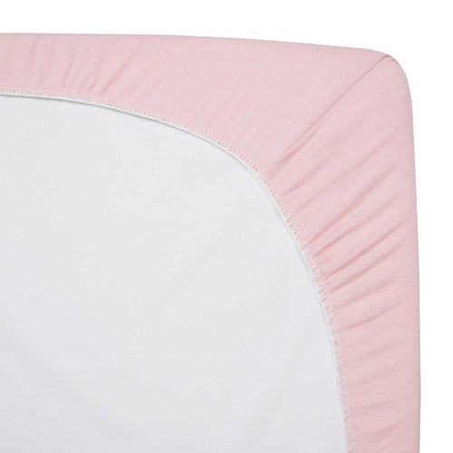 American Baby Company Fitted Crib Sheets - Soft 100% Cotton Jersey, 28" x 52", Pink, Breathable Design
