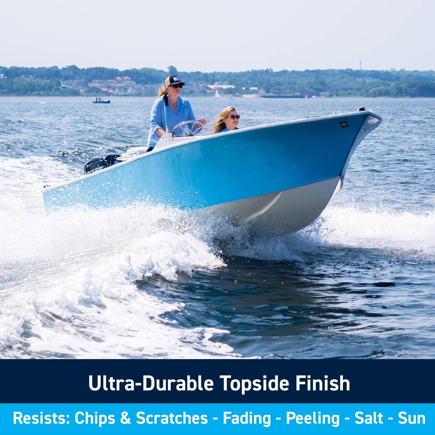 TotalBoat Wet Edge Topside Marine Paint Premium Polyurethane Coating for Boats, RVs, Exterior Trim, Fiberglass, Metal, and Wood (White, Gallon)