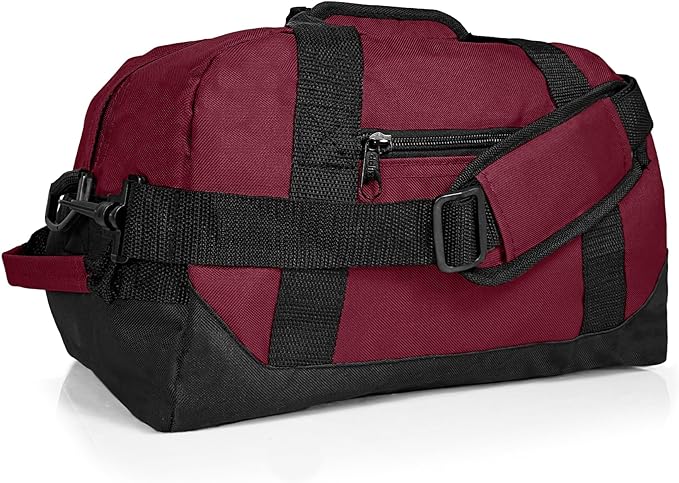 DALIX 14" Small Duffle Bag Two Toned Gym Travel Bag