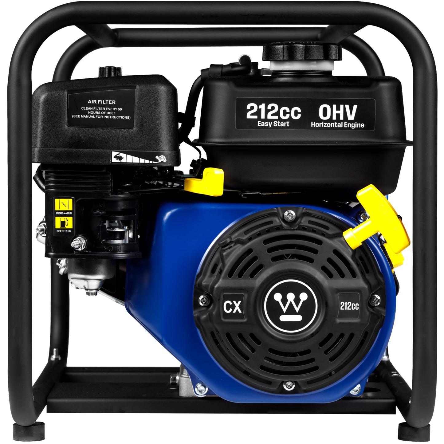 Westinghouse 2-inch Gas Powered Semi Trash Water Pump, 4-Stroke Engine, 158 GPM with Up to 91ft Lift and 25ft Suction Lift