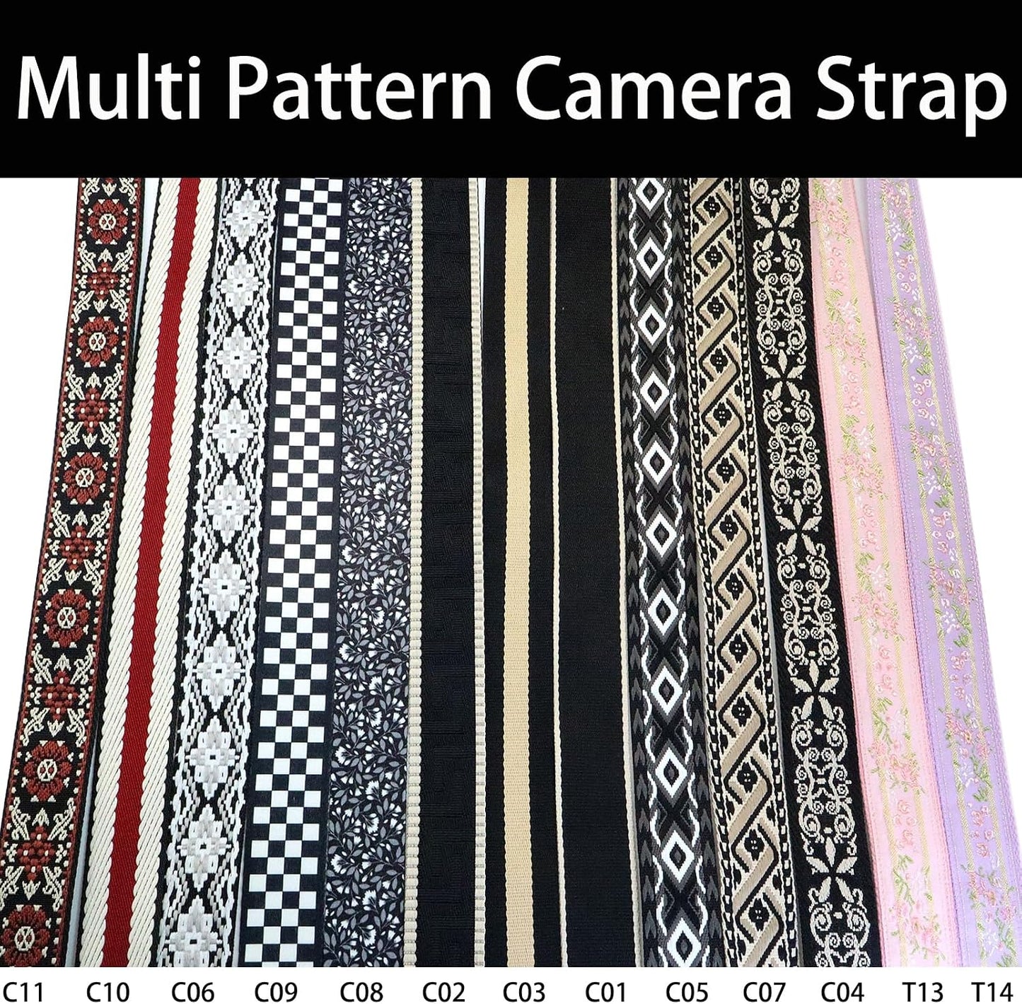 1.5" Vintage Quick Release Camera Strap for DSLR & Mirrorless Cameras