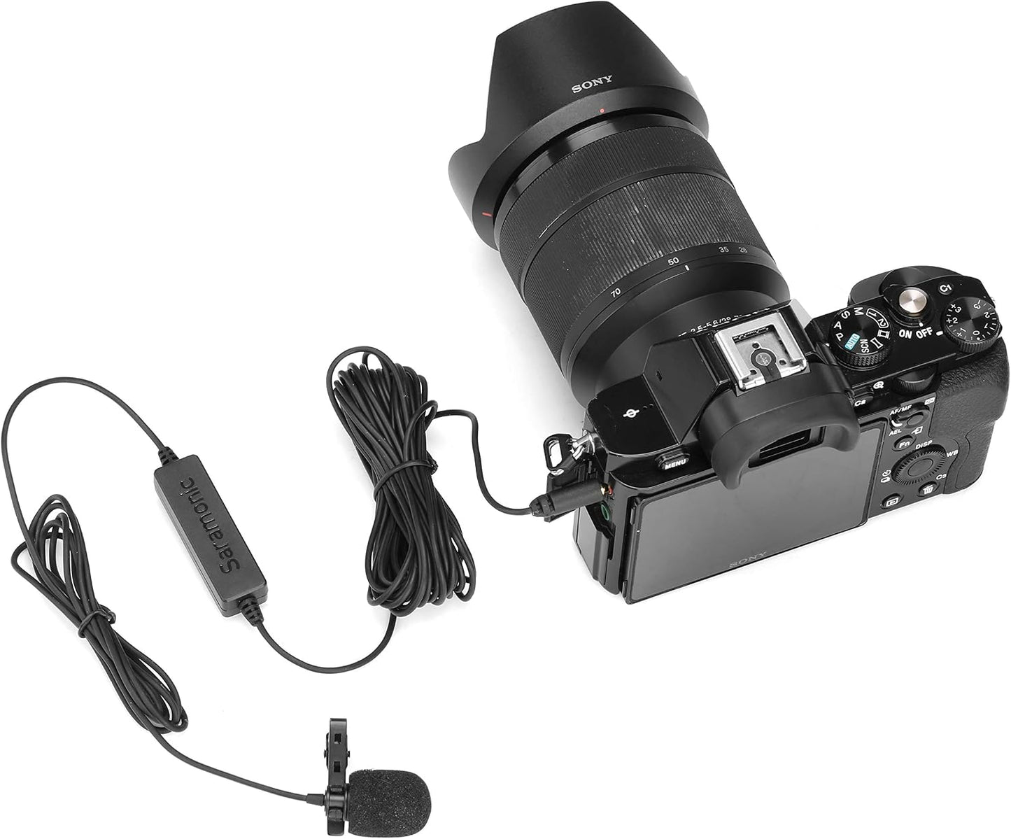 Saramonic LavMicro Omnidirectional Lavalier Microphone for DSLRs, Mirrorless, Video Cameras, Smartphones, Tablets