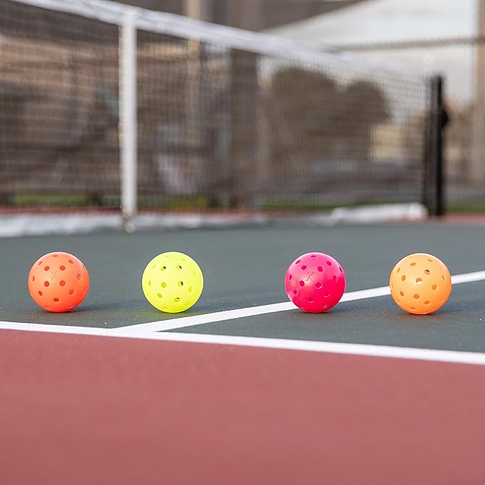 Franklin Sports X-40 Outdoor Pickleballs - Official Ball of USA Pickleball, APP Tour + US Open - Regulation Size