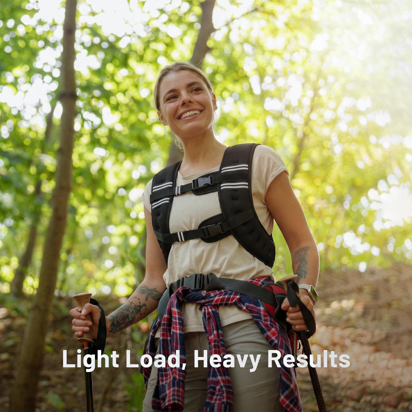 MIKOLO Weighted Vest Women, 8lb/12lb/16lb Weight Vest with Storage Pocket, Reflective Stripe for Walking, Running, Strength Training, Weight Loss and Workout (8lb)