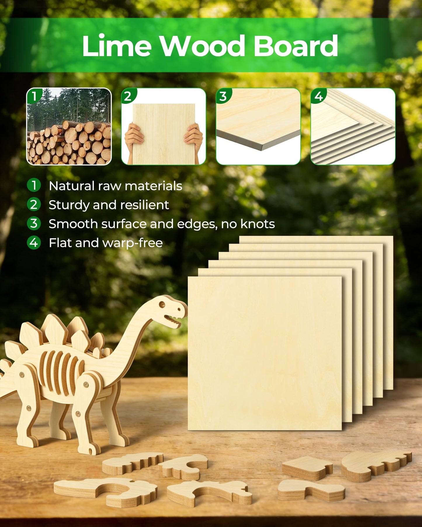 ACMER S1 6000mW Laser Engraver and Peach Wood Sheets 6 Pack