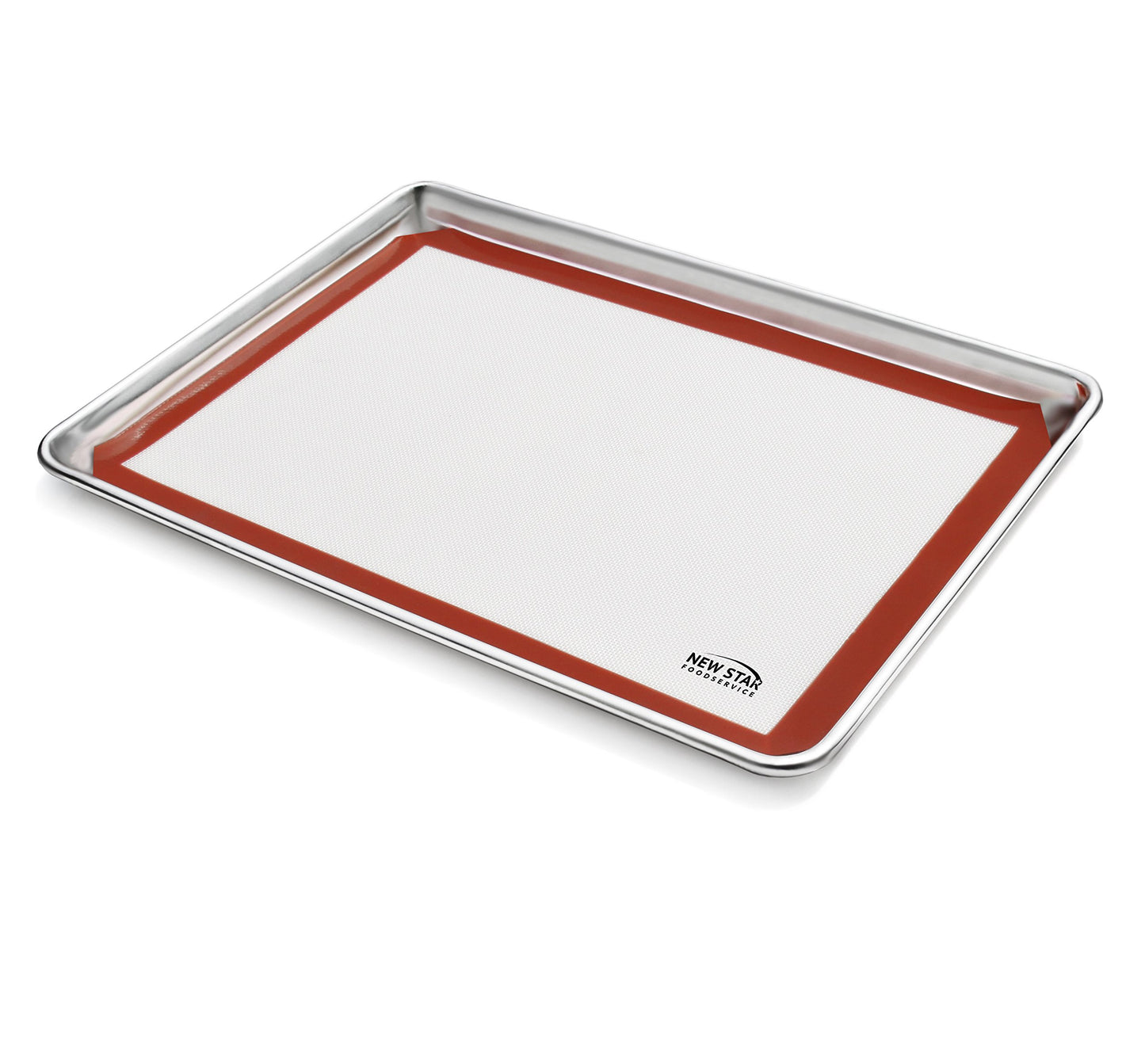 New Star Foodservice Commercial Grade Silicone Baking Mat Non-Stick Pan Liner, 17 x 25 inch (Full Size)