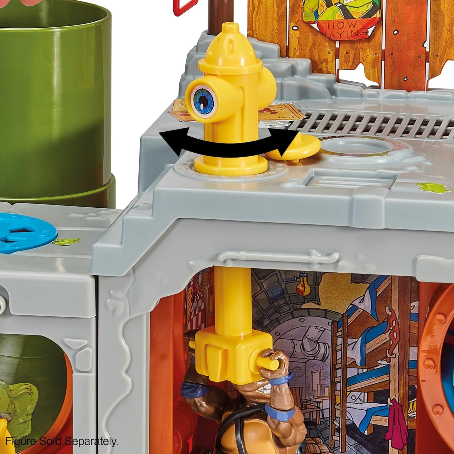 Playmates Toys Teenage Mutant Ninja Turtles Classic Sewer Playset - Fun Interactive Design