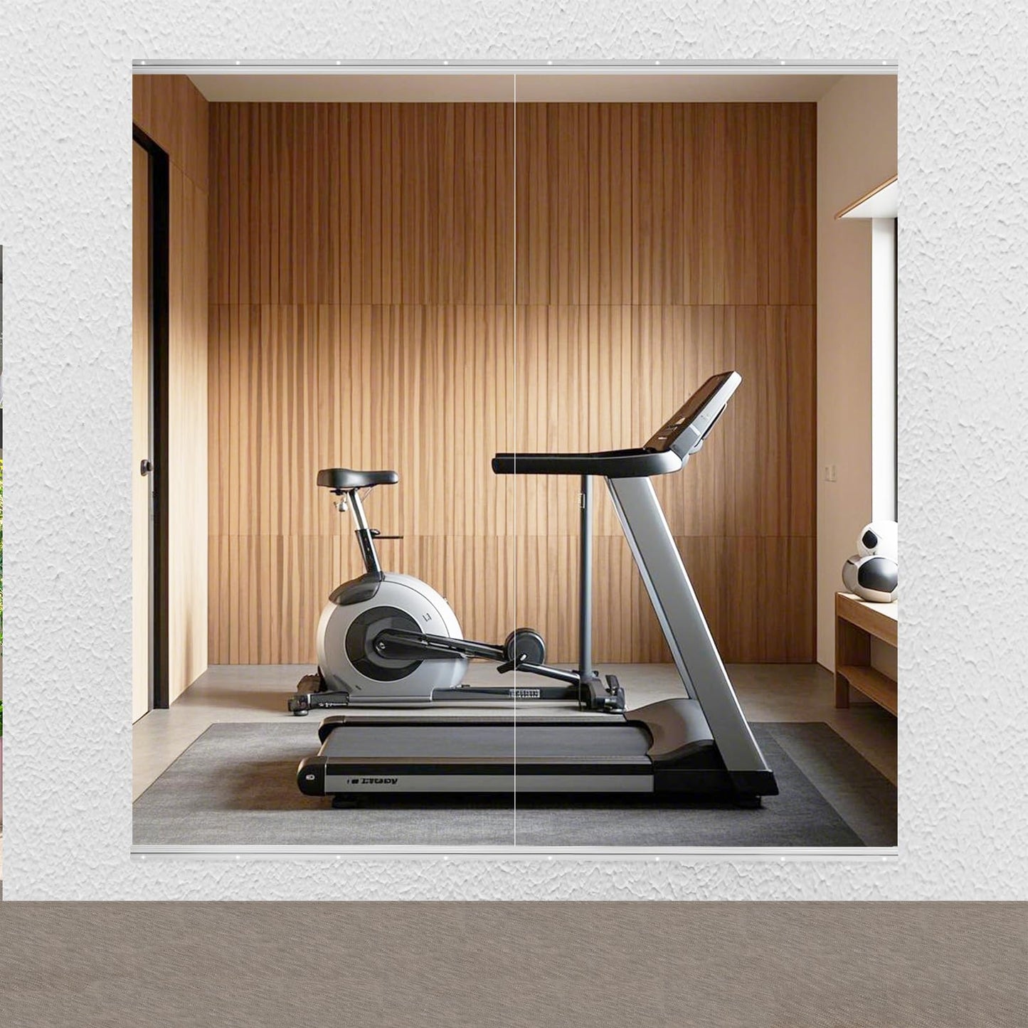 BOOLUU 2 PCS Tempered Glass Home Gym Mirror 48 x 24 Inch (Each), Full Length Wall Mounted & Frameless Full Mirror for Gym, Yoga Studio, Dancing Studio
