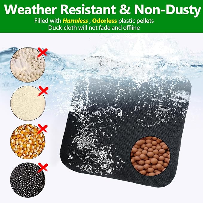 EunHo Cornhole Bags Set of 8 Regulation Size & Weight Corn Hole Bean Bags Official Professional All Weather for Tossing Game with Carry Case