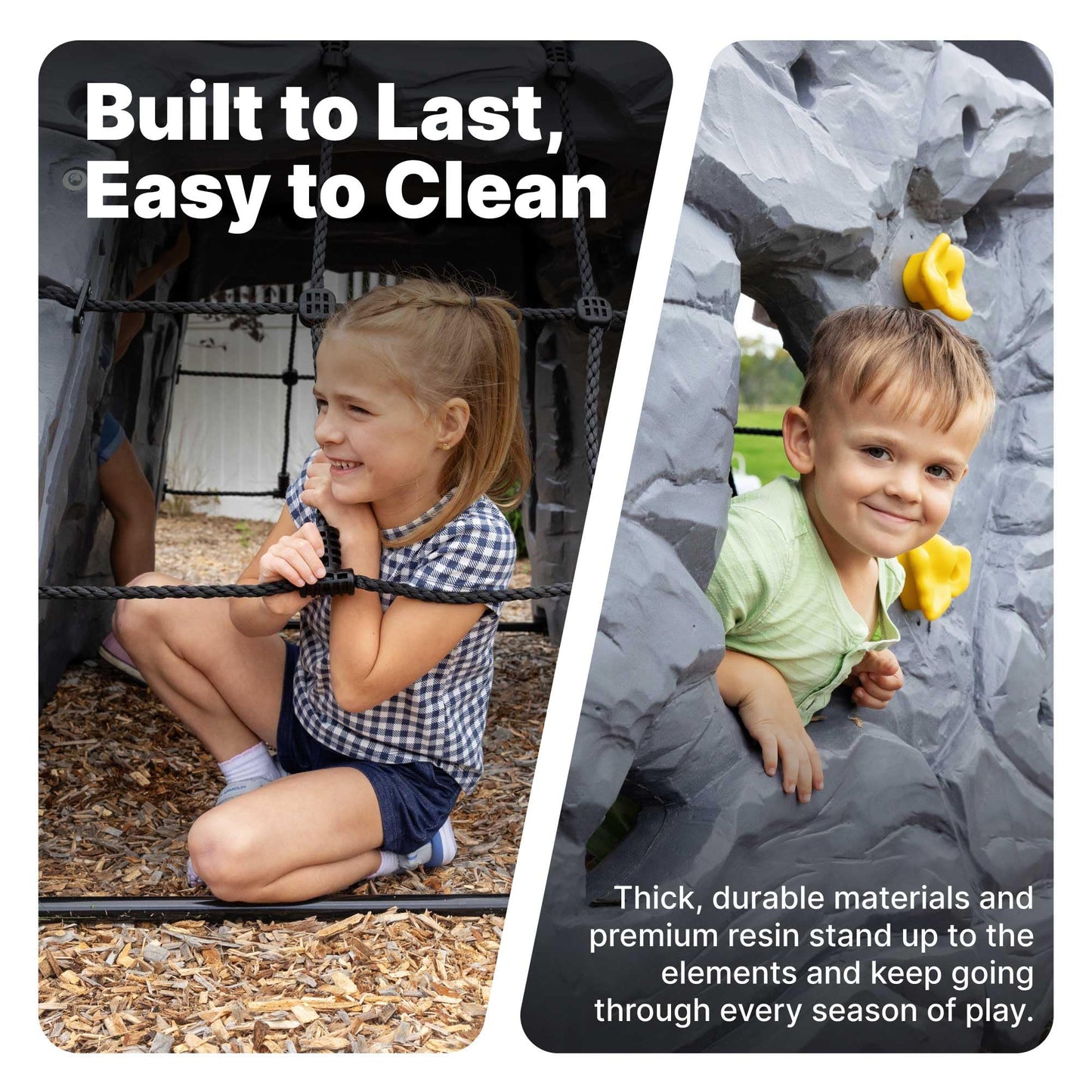 Step2 Skyward Summit for Kids, Climbing Wall Playset for Toddlers, Ages 4 –8 Years Old, Easy to Assemble Kids Outdoor Playground for Backyard
