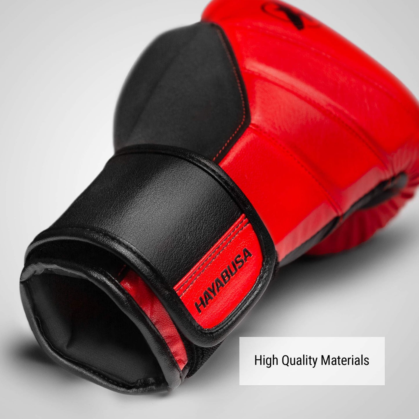 Hayabusa T3 Boxing Gloves for Men and Women Wrist and Knuckle Protection, Dual-X Hook and Loop Closure, Splinted Wrist Support, 5 Layer Foam Knuckle Padding - Red/Black, 18 oz