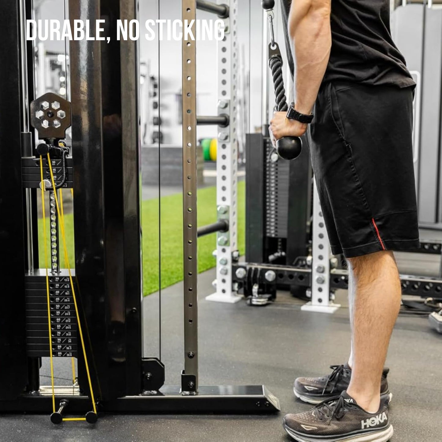 REP Fitness Short Resistance Bands for Strength and Conditioning. Black X-Light Band Pair. 25-65lbs Resistance, 12" Length, 0.85” Wide