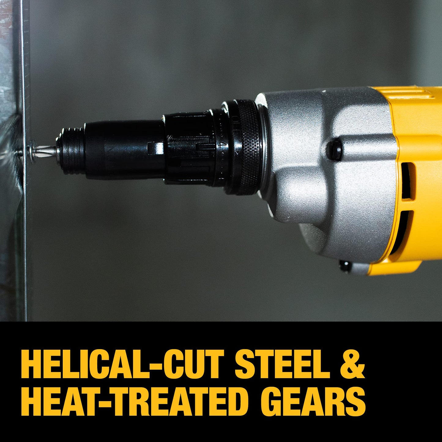 DEWALT Drywall Screw Gun, 6.5-Amp (DW268), Yellow