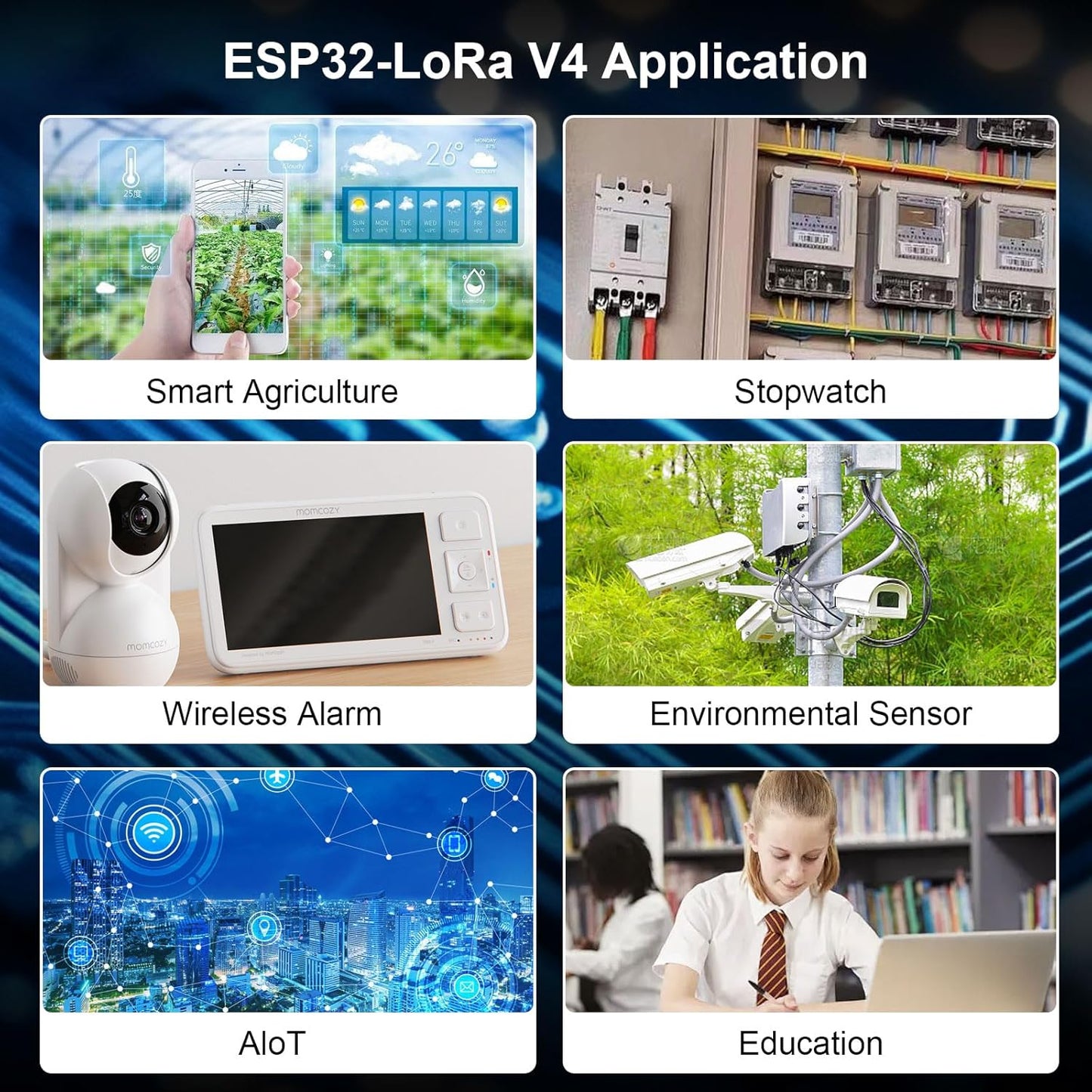 AYWHP ESP32 V4 V4 0.96 SX1262 ESP32-S3R2 16M LoRa Development Board for Meshtastic, Lora WiFi Bluetooth Module