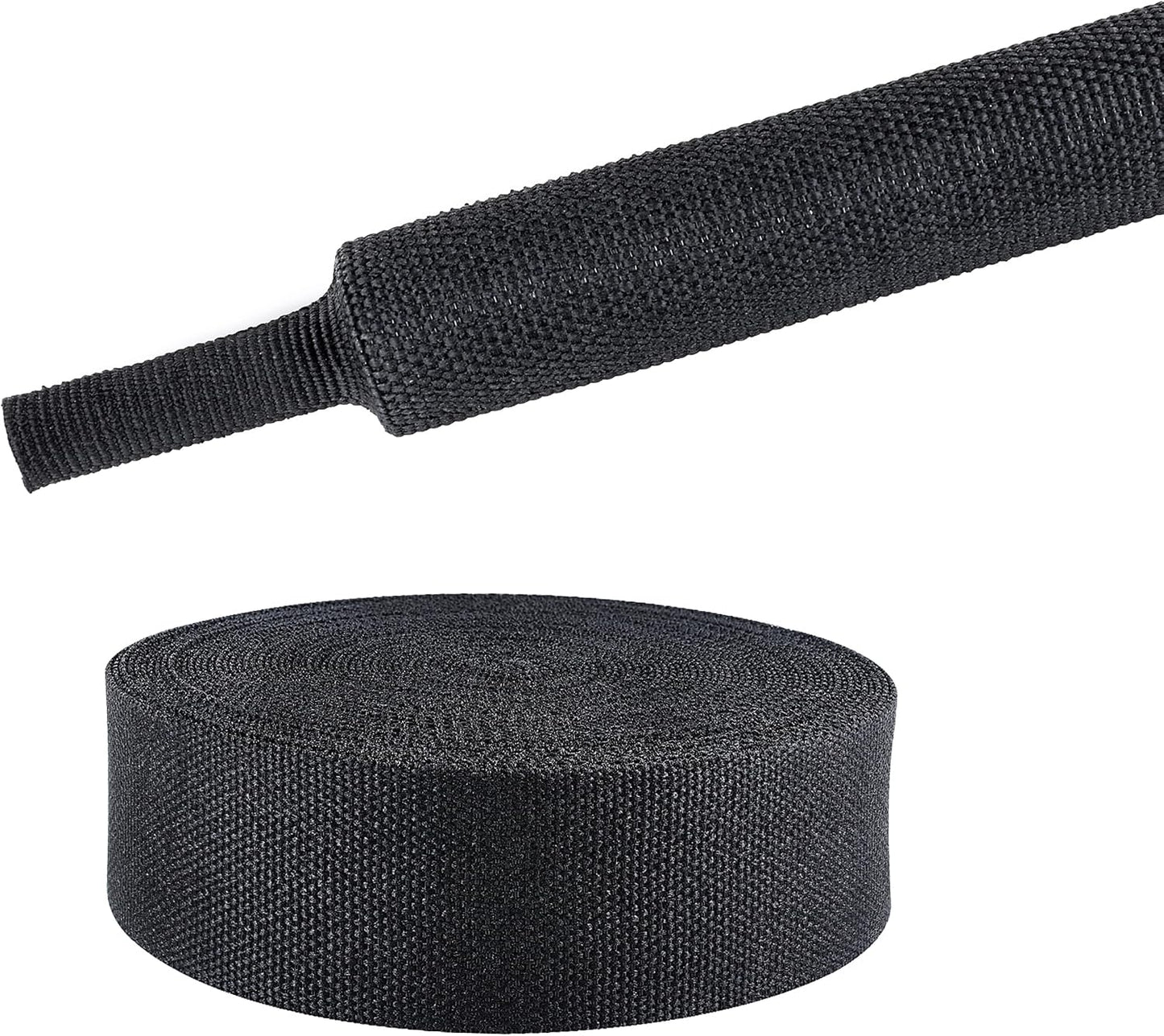 Sonoreboom 1" 18 2 1 - feet Braided Cable Management Sleeve in Heat Shrink Fabric Tube Wrap Organizer Cover