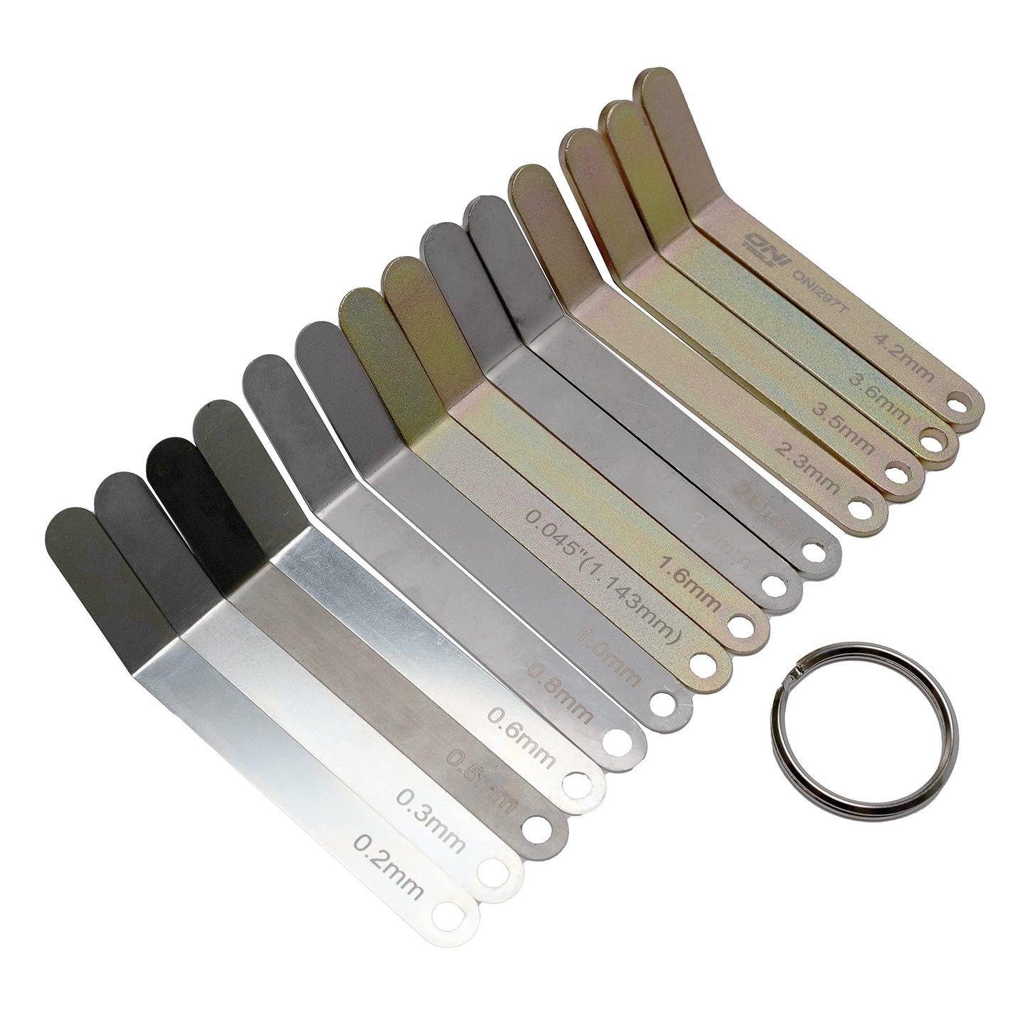 Oni Tools Feeler Gauge Jake Brake Tool Set for Volvo & Mack MP7 MP8 MP10 D12 D13 D16 Engine Intake & Exhaust Valve Adjustment Kit (14pc) 88880053 88880052 85111377 Alternatives