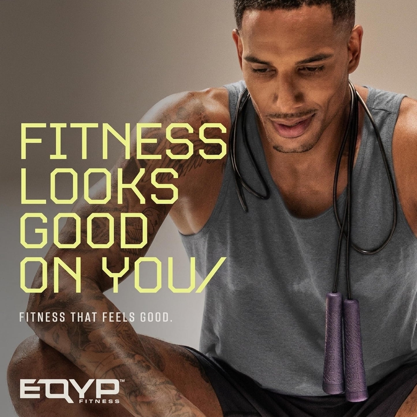 EQYP Resistance Bands Handles X.Heavy 60lbs – Workout Bands Resistance for Working Out, Home Gym Exercise Tubes, Strength Training, Stretching & Physical Therapy