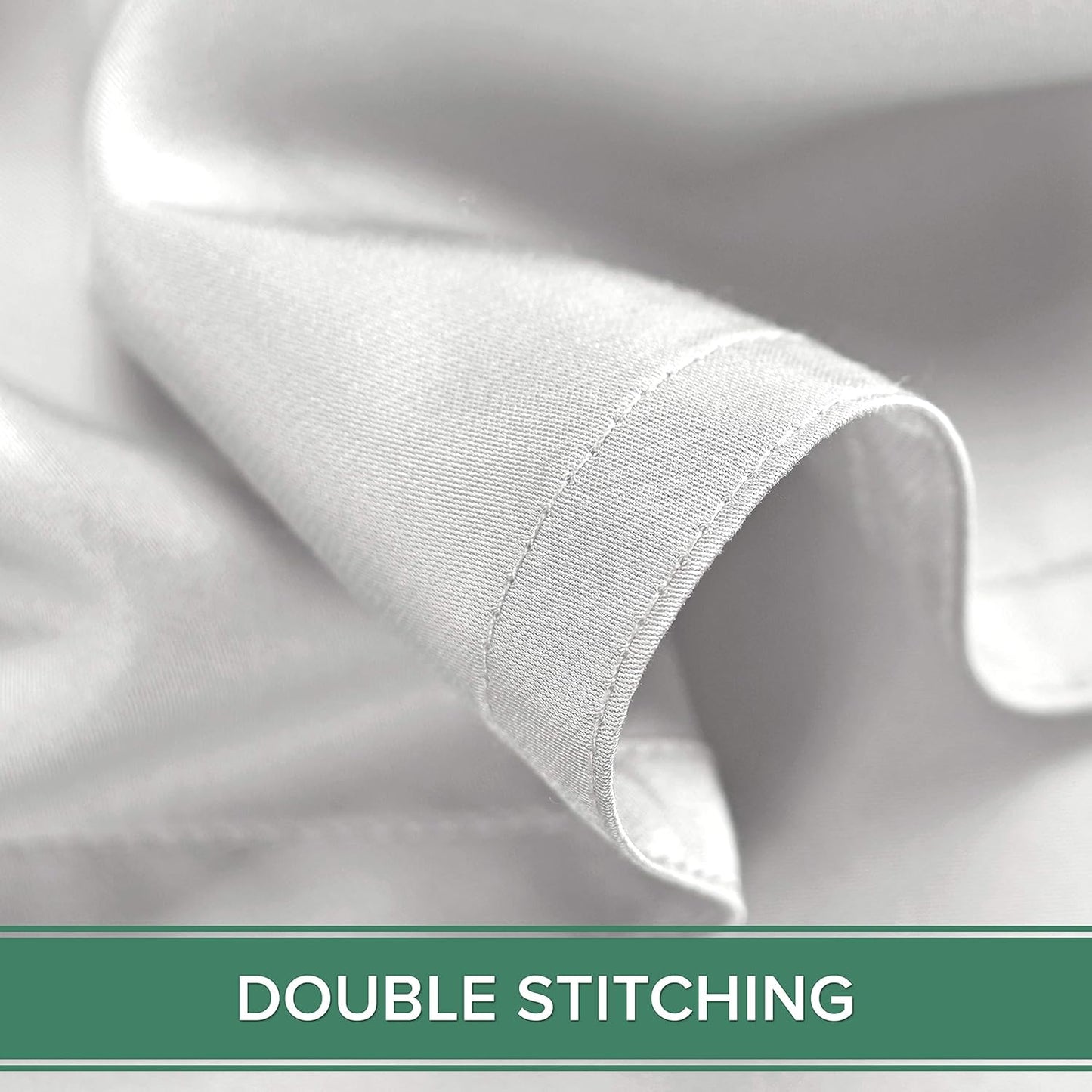 Pure Bamboo California King Sheets - 100% Organic Viscose Bed Set, Soft & Cooling, White