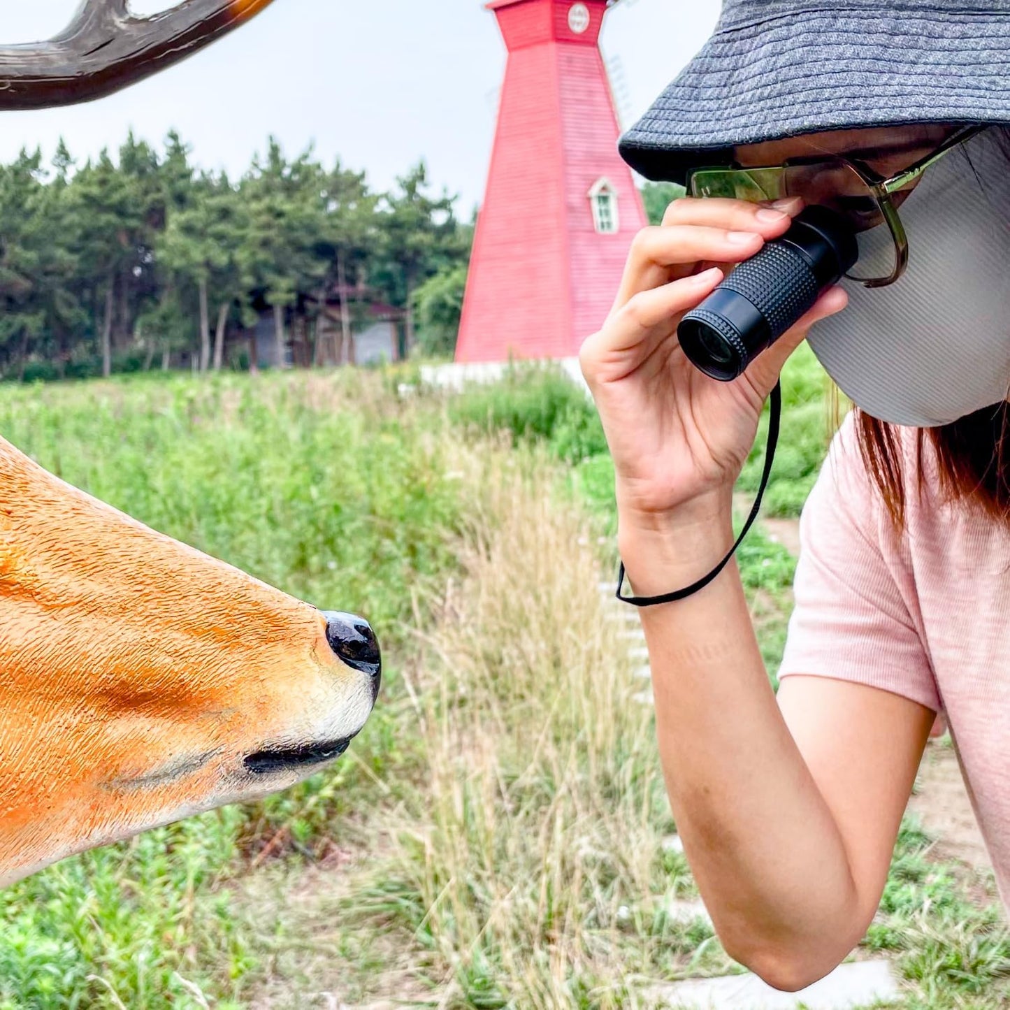 Bejamy (6x16mm-Clean Close-up Monocular Designed for Low Vision Users who are Visually Impaired. Mini-Sized Magnifying
