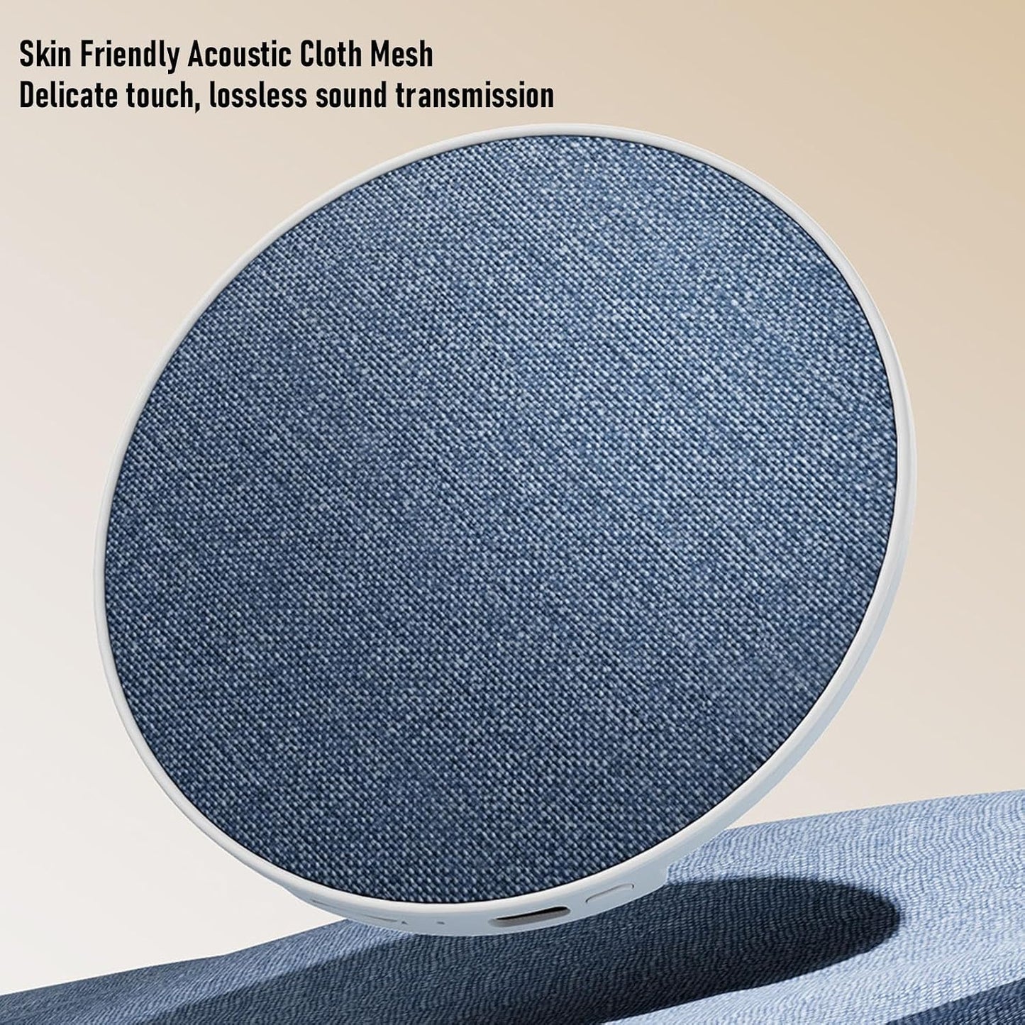 Bewinner 3 Bluetooth Pillow Speaker for Side Sleepers | Slim Design with Modes (Bluetooth/TF Card/White Noise), Auto