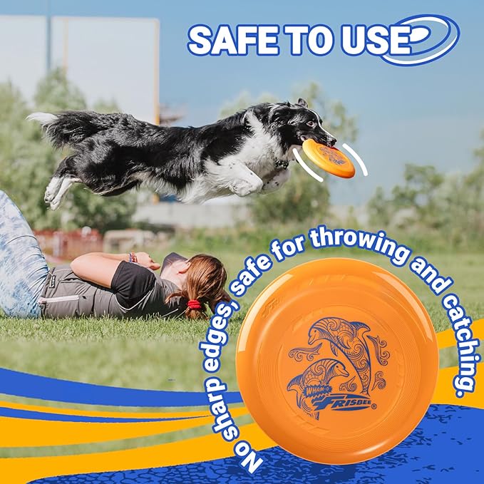 Wham-O Frisbee Go Flying Disc, 9 Inch Lightweight Sports Disc for Beginners Outdoor Beach Backyard Lawn Park Camping Family Activity Game - 70g