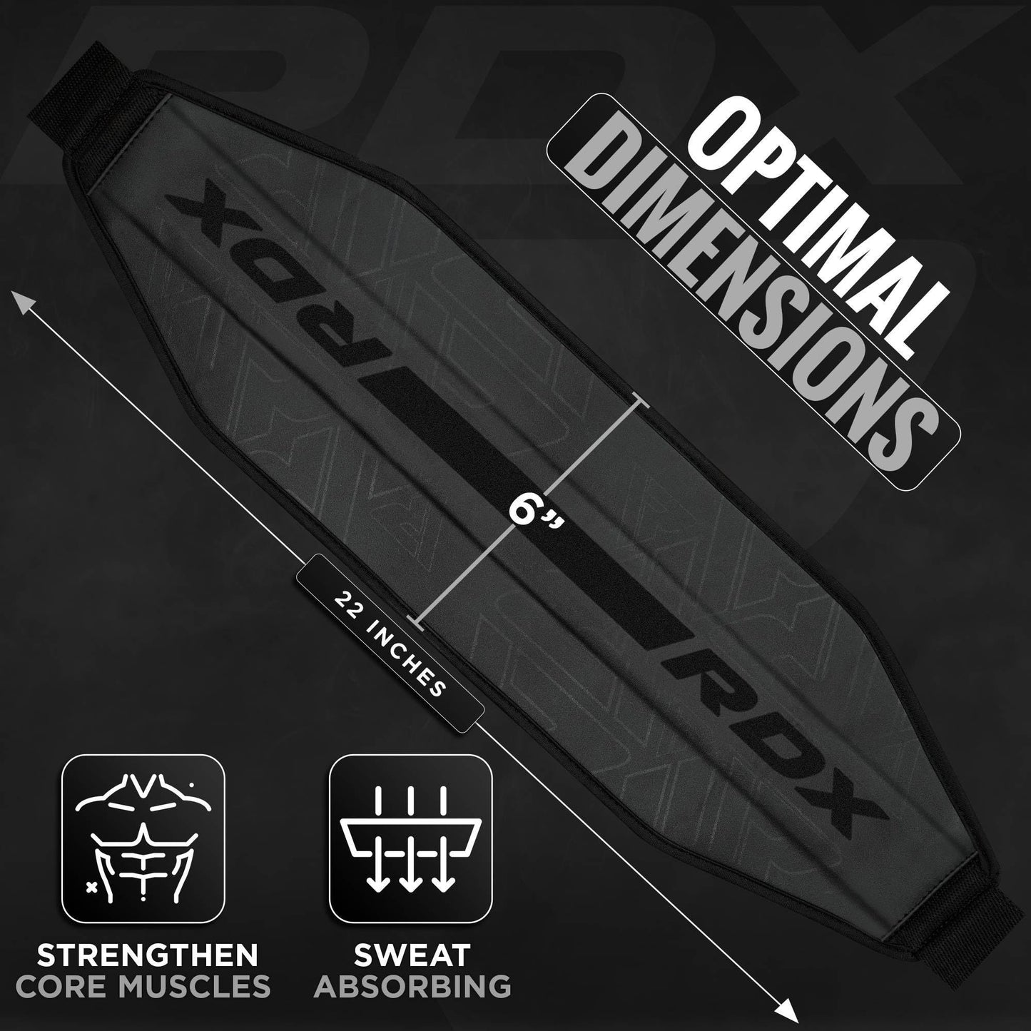 RDX AB Straps for Pull Up Bar Hanging (Pair), Maya Hide Leather, Abdominal Muscle Building Padded Arm Support Slings with D-Ring Strap, Leg Raise Exercise Fitness Workout Strength Training, Men Women