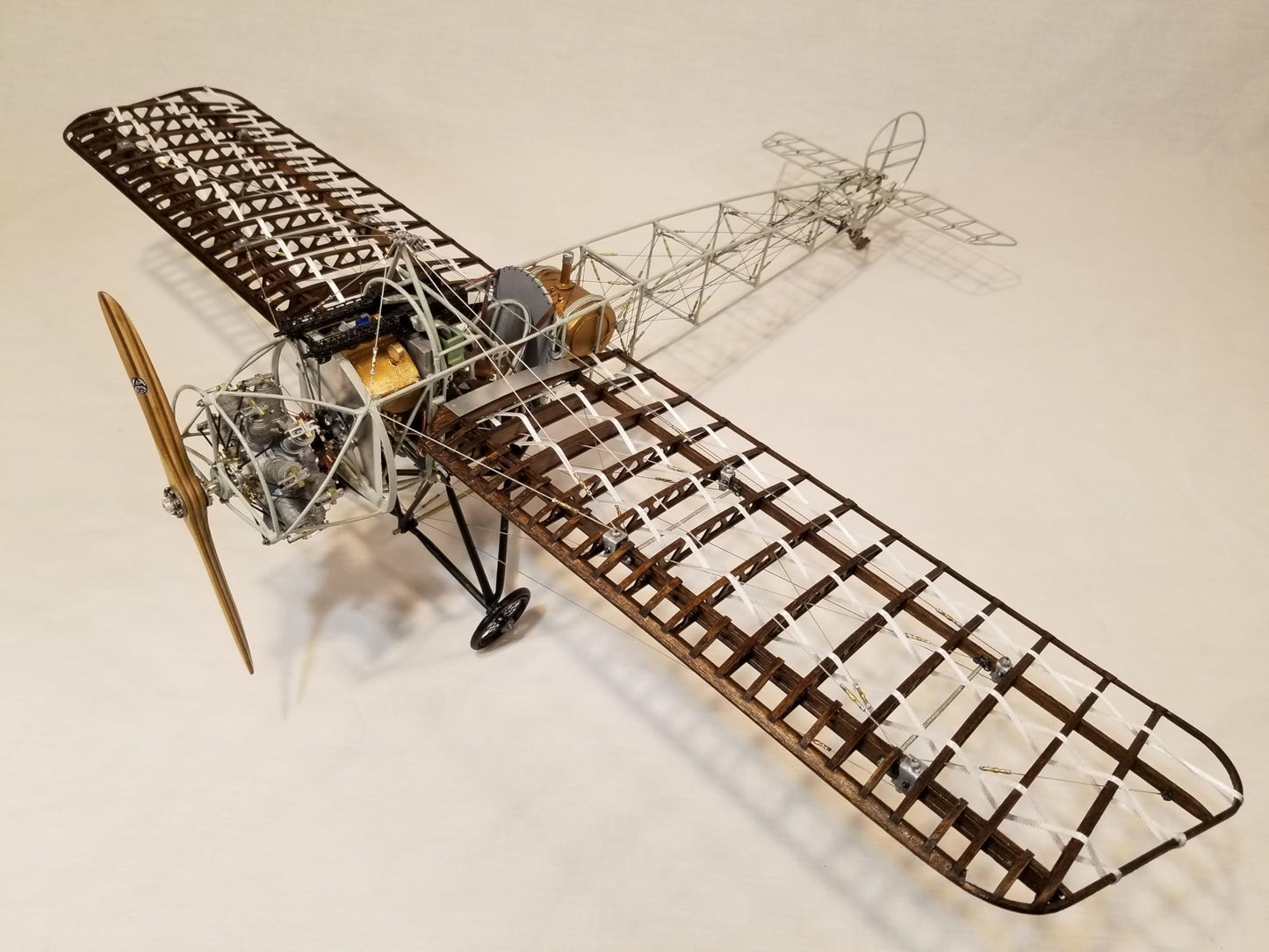 Model Airways MA1050 Fokker Eindecker E-IV 1:16 Scale Historically Accurate Aircraft Wood & Metal Model kit to Assemble