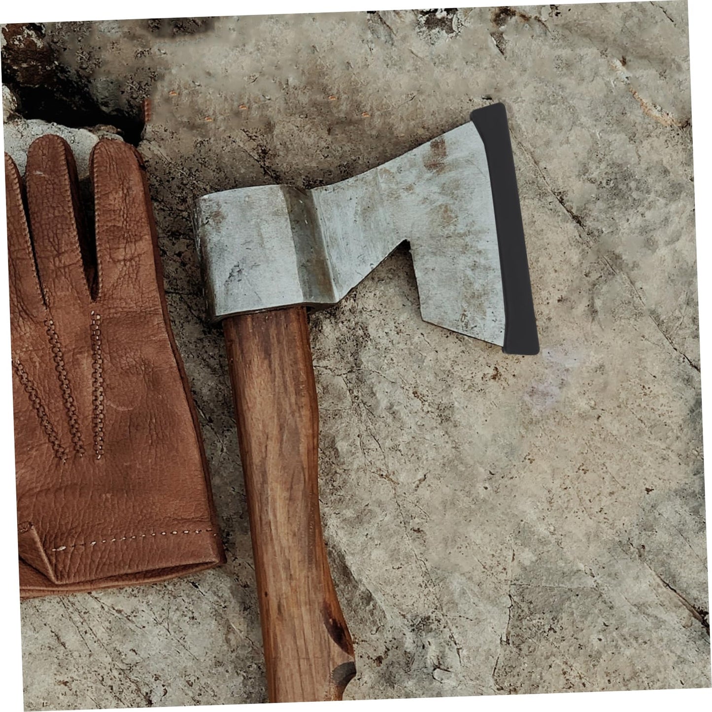 Yardenfun 10pcs Axe Blade Protective Cover Stretchable Moisture-Resistant Sheath for Camping and Wood Chopping Compatible Axe Safeguards Sharpness for Outdoor Use