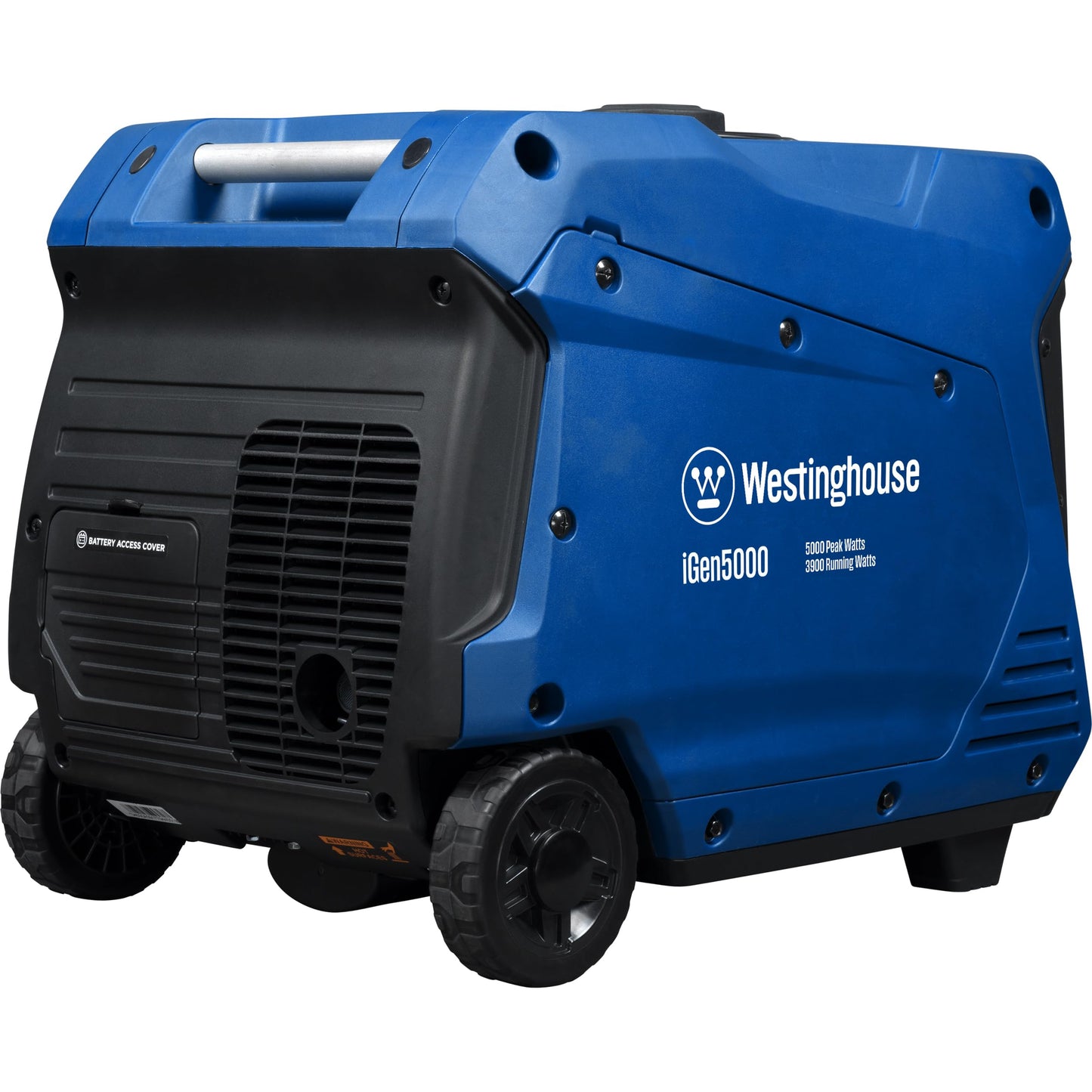 Westinghouse 5000 Peak Watt Super Quiet Portable Inverter Generator, Remote Electric Start with Auto Choke, Wheel & Handle Kit, RV Ready, Gas Powered, Parallel Capable
