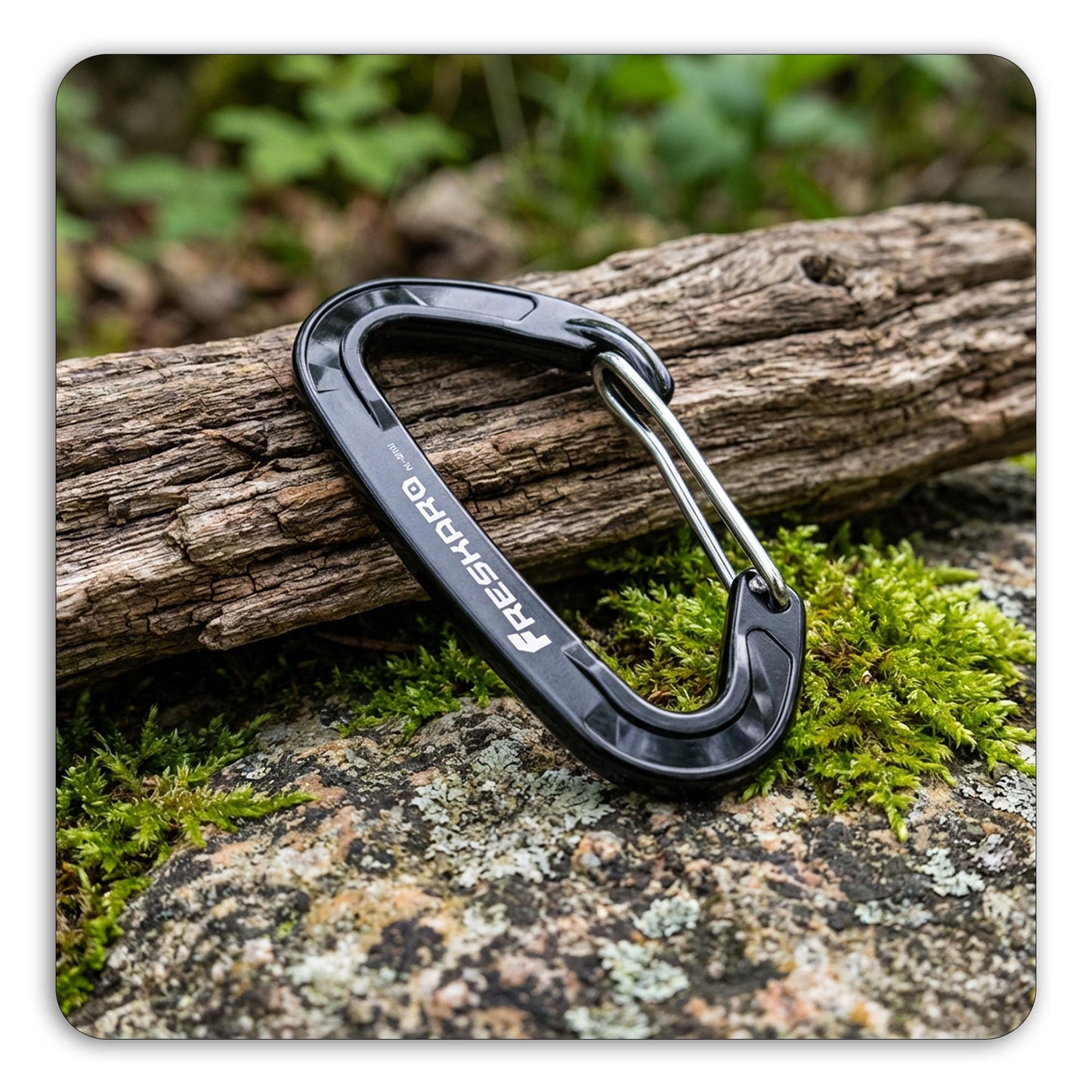 FresKaro Wiregate Carabiner Clip, 15kN Wire Gate Caribeener Heavy Duty, Caribeaner Spring Snap Hook, Strong, Lightweight, 5Pack for one of Each Color,Keychain, Key, Gym, Dog Collar, Outdoor Camping