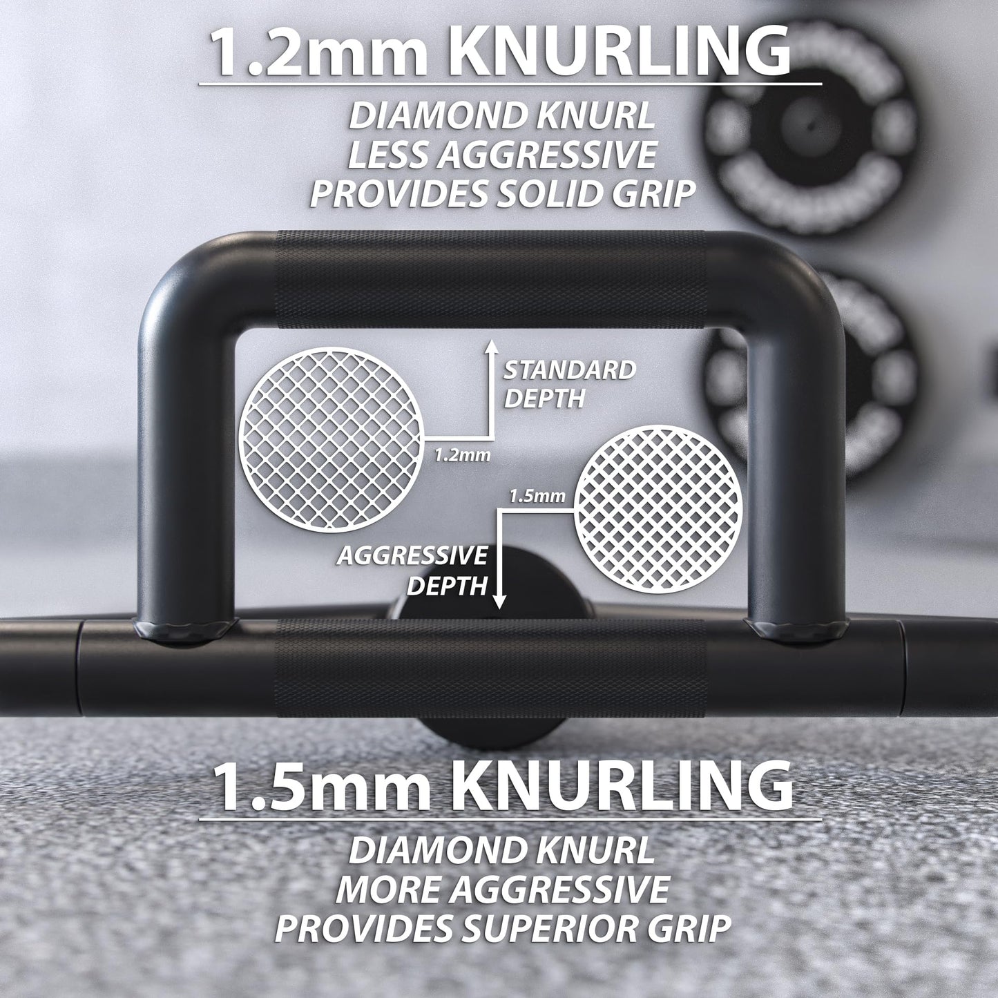 Synergee 25kg Black Olympic Hex Barbell Trap Bar with Two Handles for Squats, Deadlifts, Shrugs and Power Pulls. 56” Long Bar with 10” Sleeve.