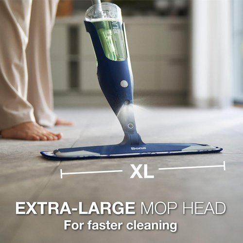 Bona Multi-Surface Floor Spray Mop - Includes Cleaner Concentrate & Washable Microfiber Pad | For Stone, Tile, Laminate & Vinyl Floors