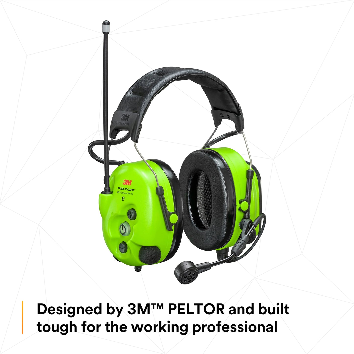3M PELTOR WS LiteCom PRO III Headset, Headband, MT73H7A4D10NA GB, 1EA/Case
