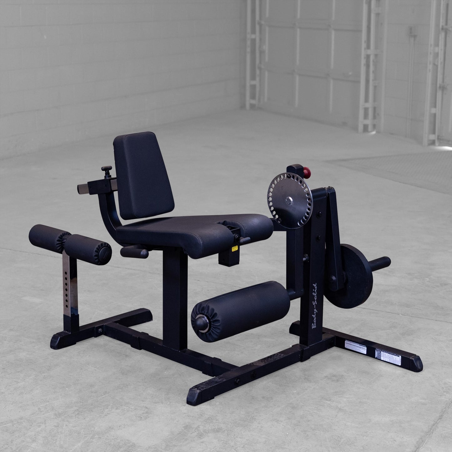 Body-Solid (GCEC340B) CAM Series Adjustable Leg Extension and Curl Machine - Comfortable, Heavy-Duty Home Gym Equipment for Hamstring and Quad Workouts - Black/Gray