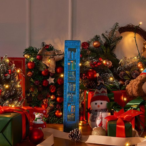 Mini Book Advent Calendar 2026 - 24 Ornament Gifts for Book Lovers | Christmas Countdown Decor