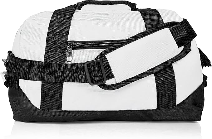 DALIX 14" Small Duffle Bag Two Toned Gym Travel Bag