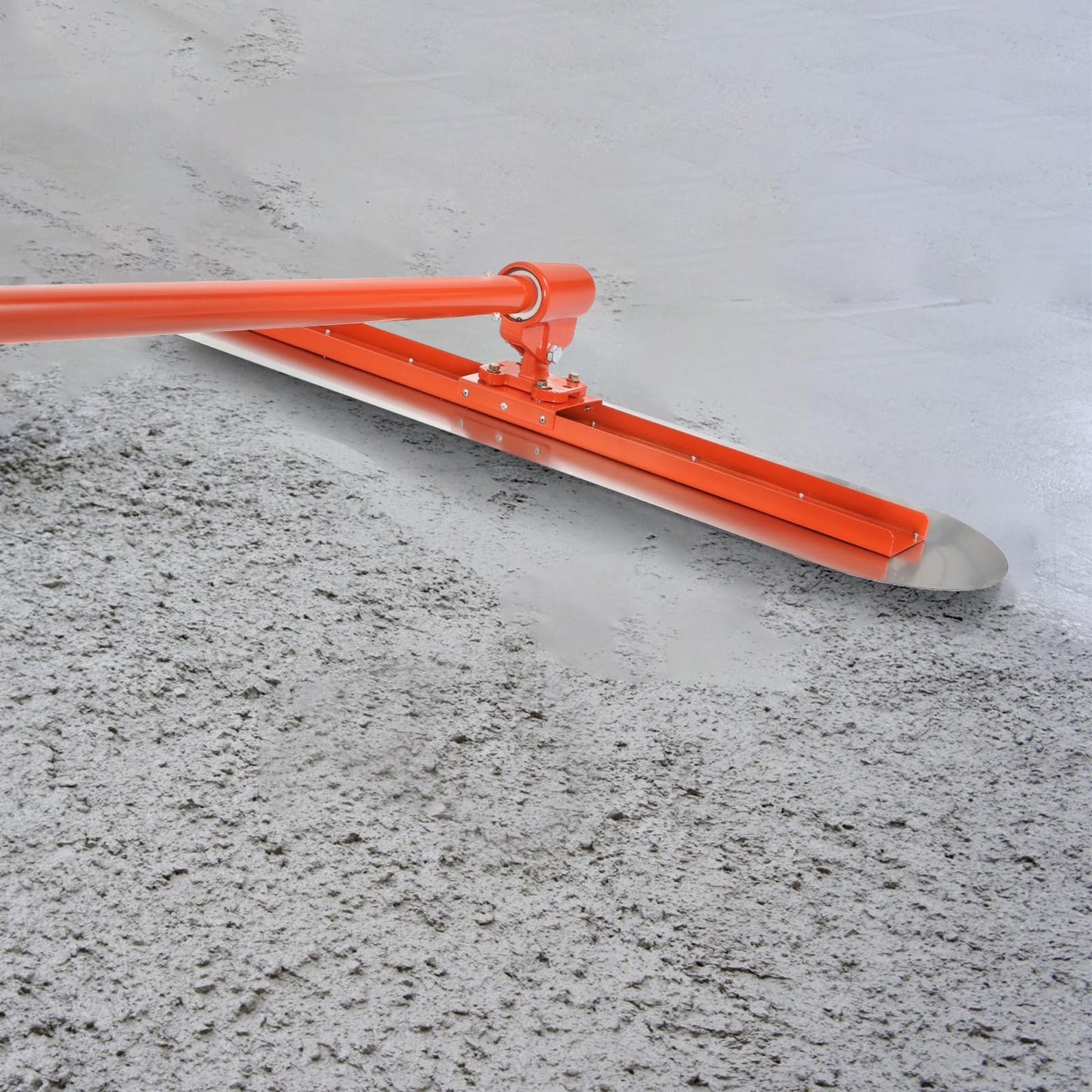 BEAMNOVA Bull Float Concrete Tools with 48 * 12 Inches Stainless Steel Scraper Concrete Trowel 181 in Cement Extension Rod Concrete Finishing Tools Kit