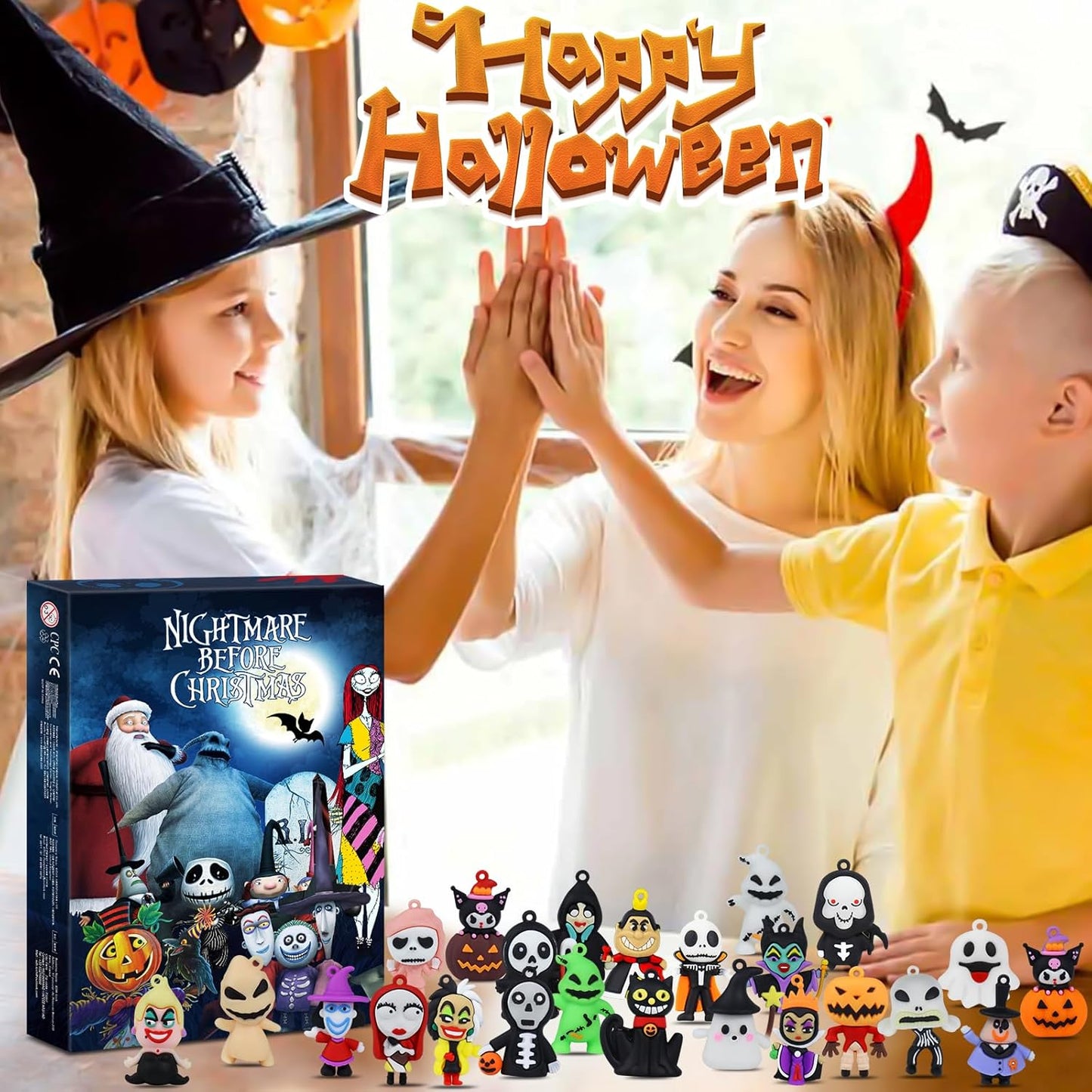 SWIND Christmas Advent Calendar 2026 - Horror Figures Countdown with 24 Collectible Dolls for All Ages