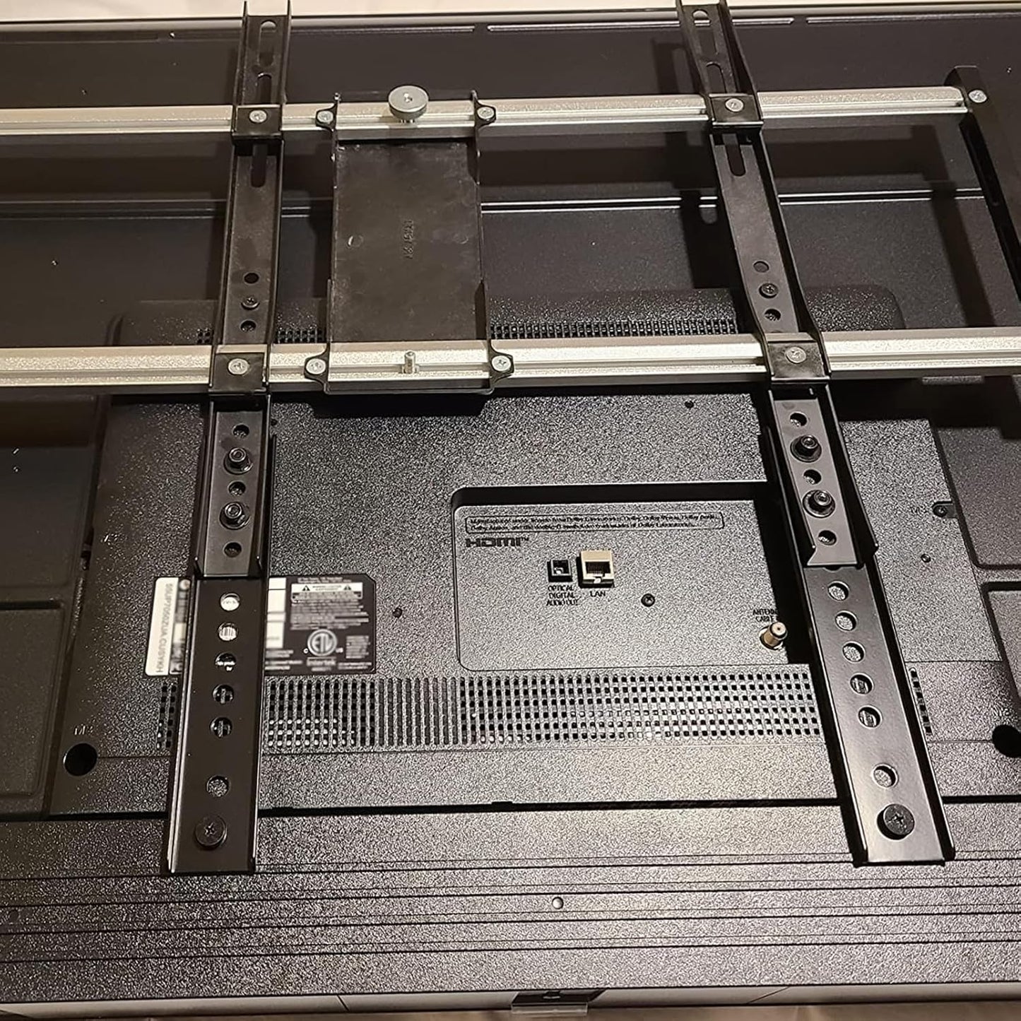 woiron 2 Vertical VESA Extender Plate Bracket Kit, TV Mount Extension Bracket Designed for Low VESA Pattern TVs