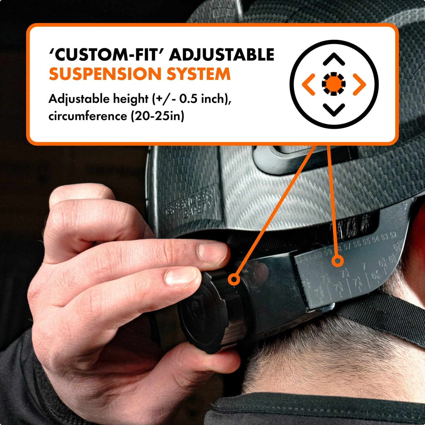 Defender Safety H2 Safety Helmet Hard Hat, Type 2 Class C and E, ANSI Z89.1 and EN 12492 Rated (Vented (Class C), Orange)
