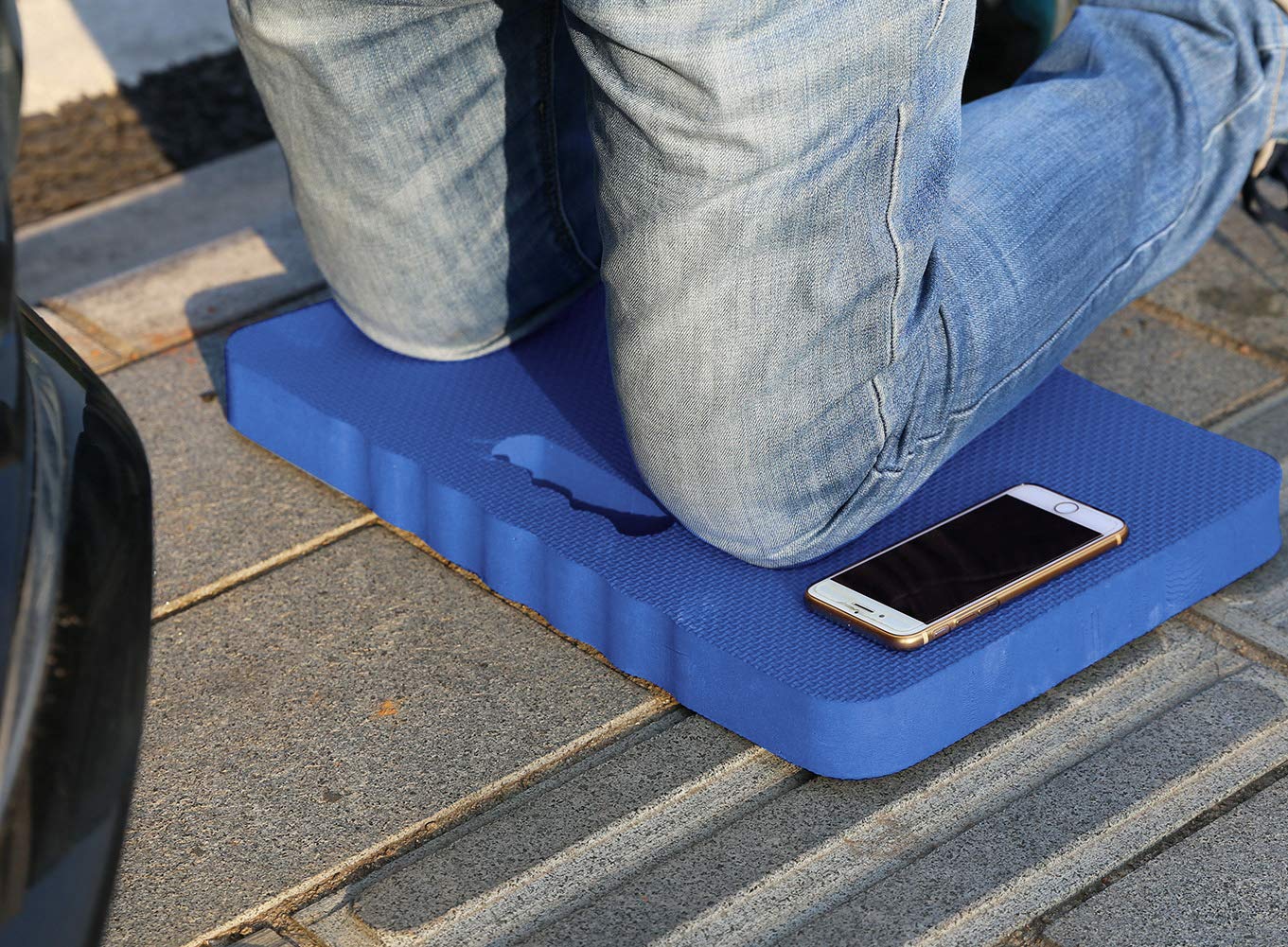 Omixe Comfy Extra Large Thick Waterproof Gardening Kneeling Pad Foam Kneeler Mat Garden Knee Pad Cushion for Gardening Planting Yard Work Prayer Yoga Mechanic Workout Baby Bath