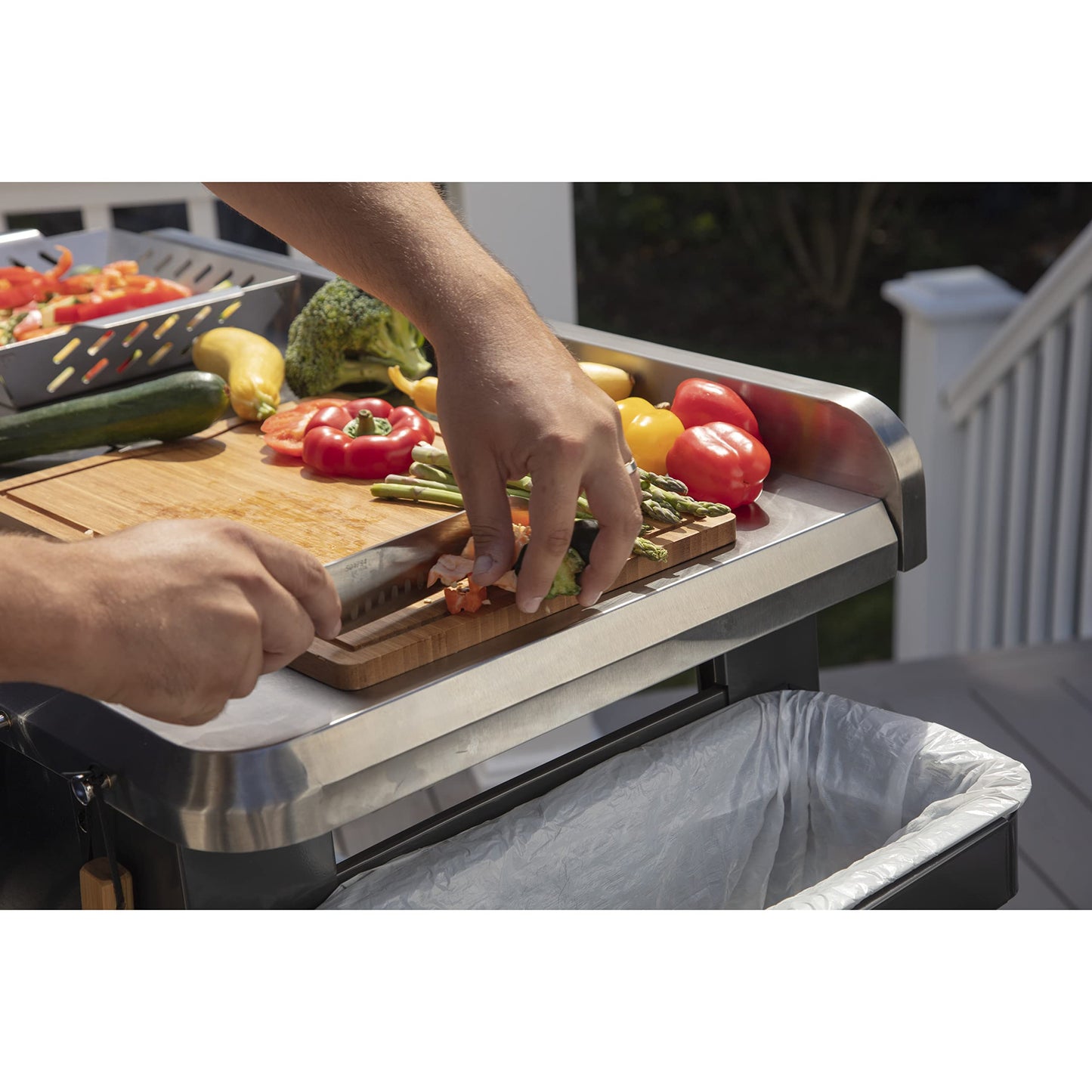Cuisinart CPT-194 Outdoor Stainless Steel Grill Prep Table