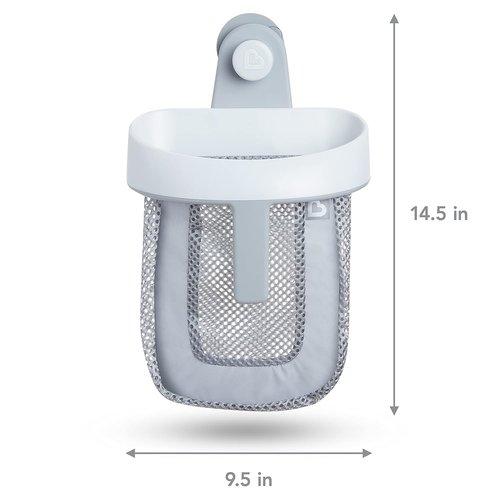 Munchkin® Super Scoop™ Bath Toy Storage - Quick Drying Mesh Design in Grey